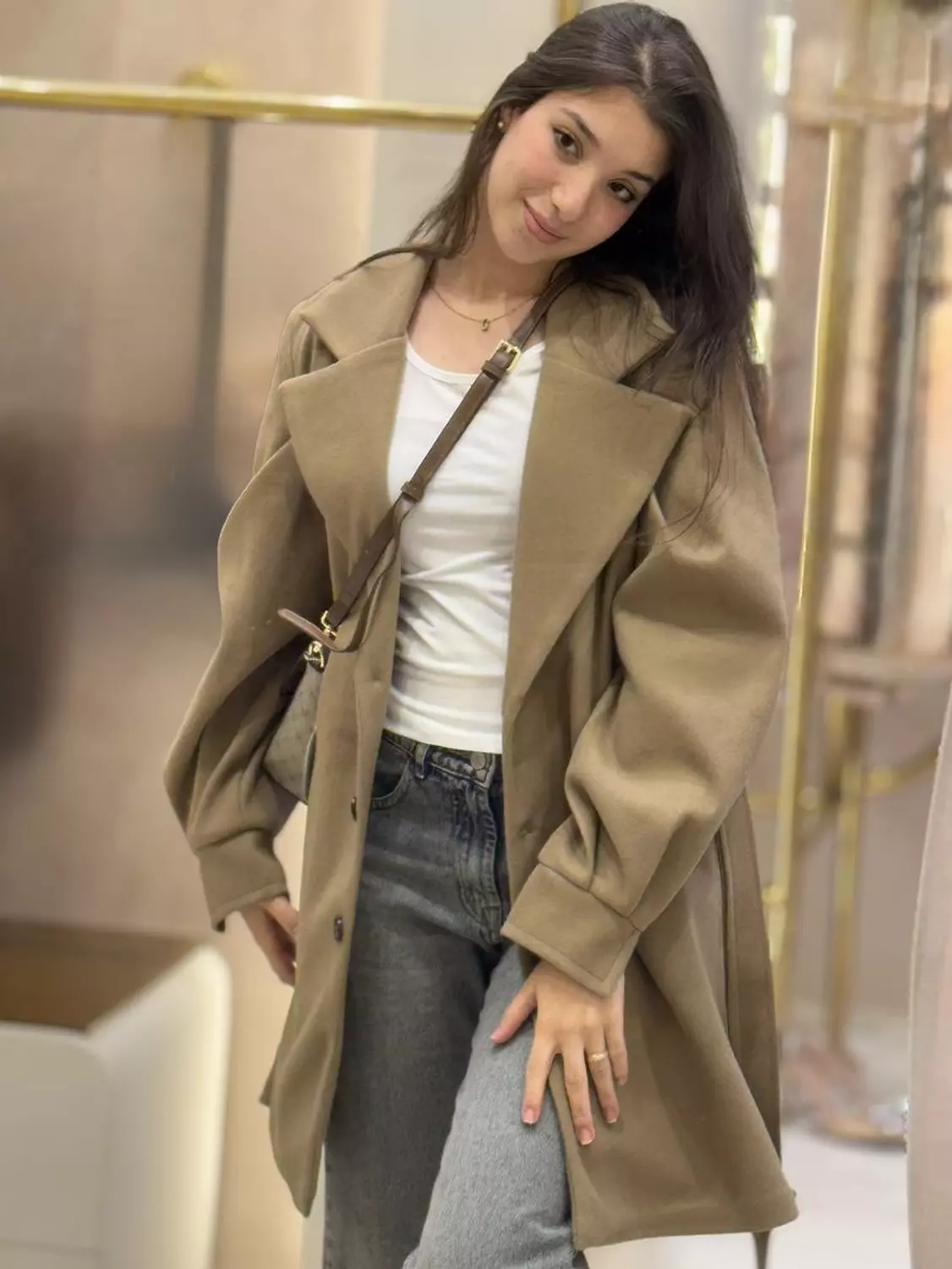   Mocha Bliss Trench Coat 2