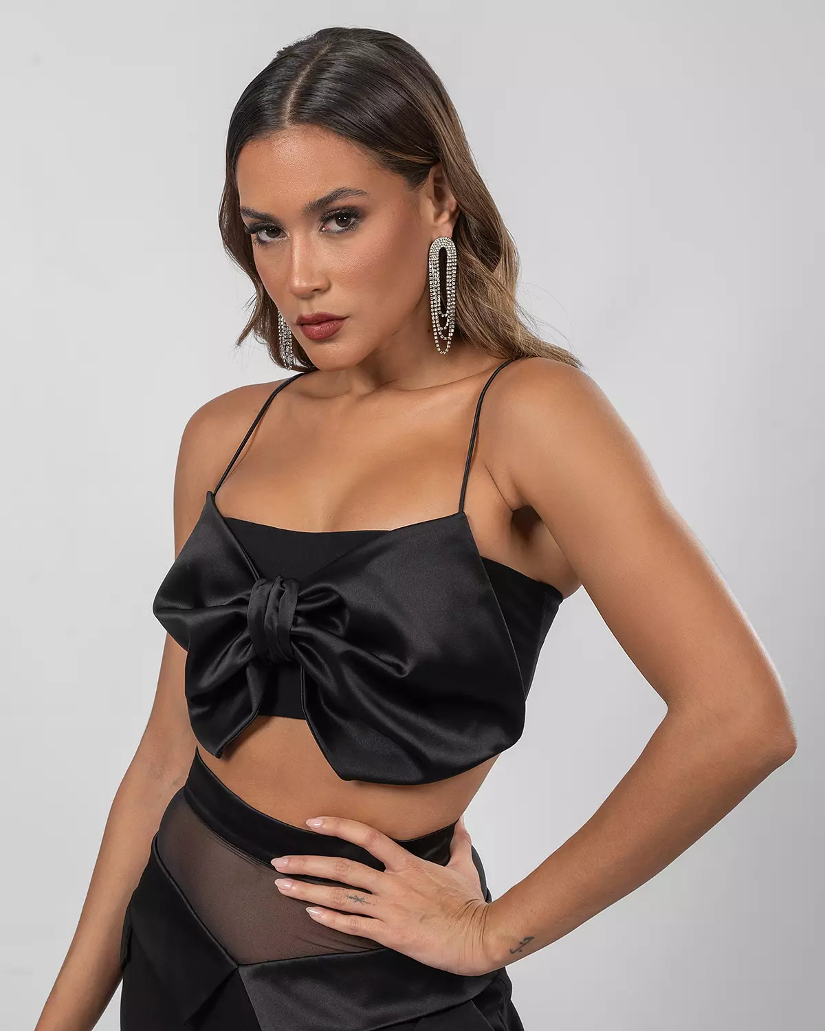 Black cropped top image