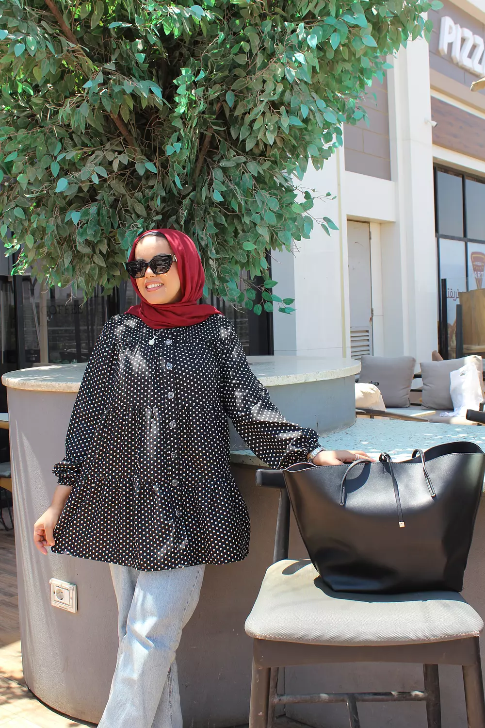 Ruffled Polka Dots Blouse 🖤 3