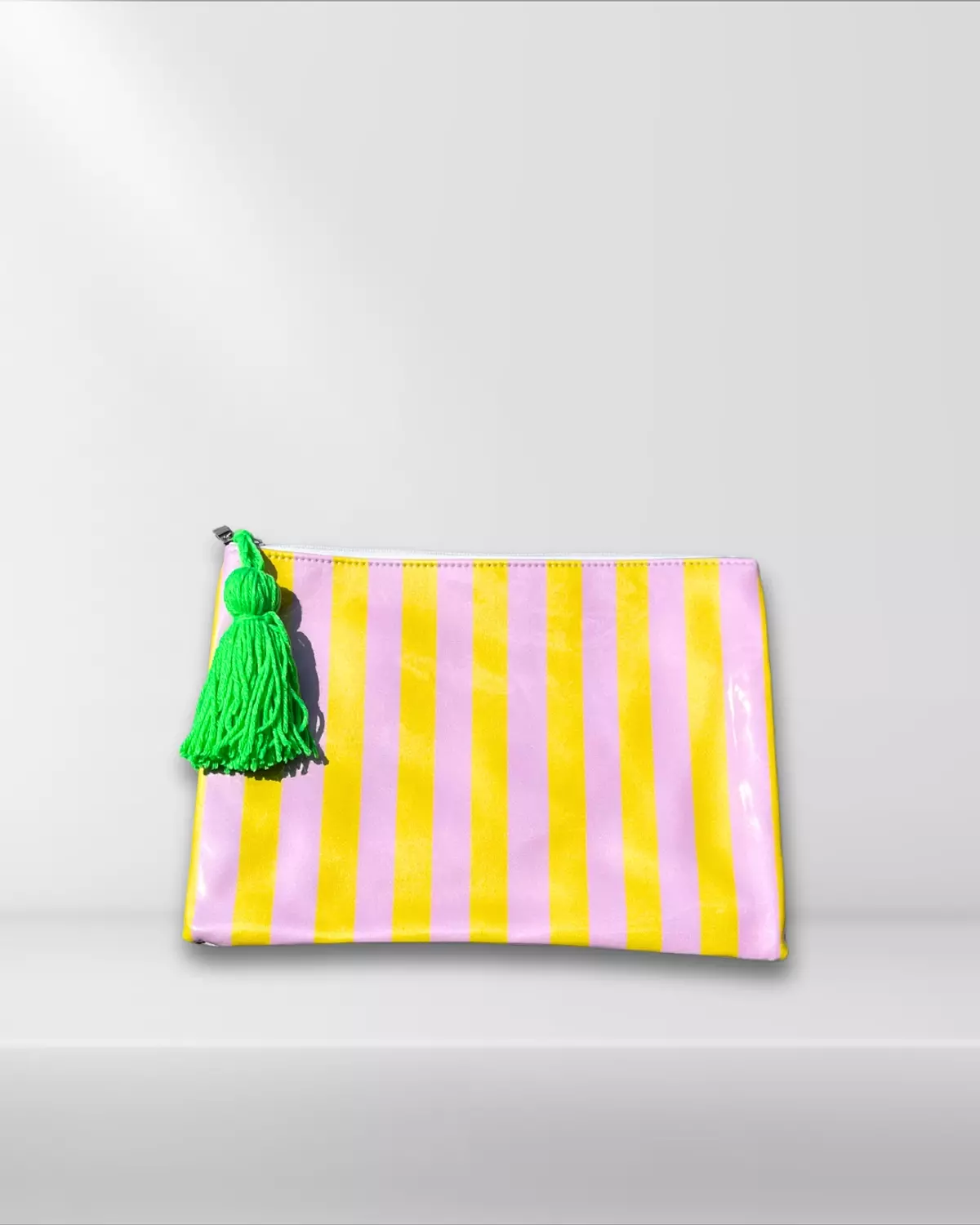 Pink & Yellow Striped image