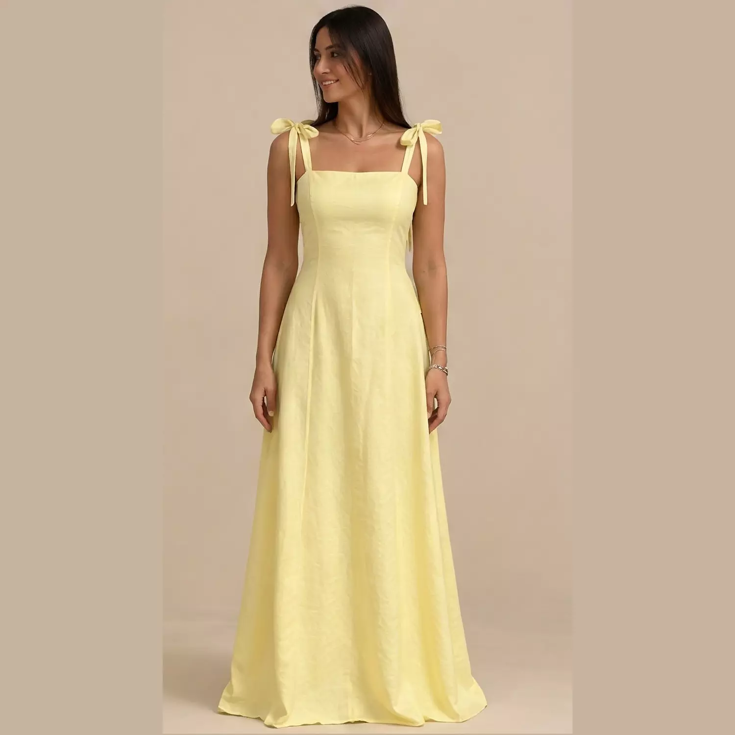 Butter Yellow Fairytale Dress image