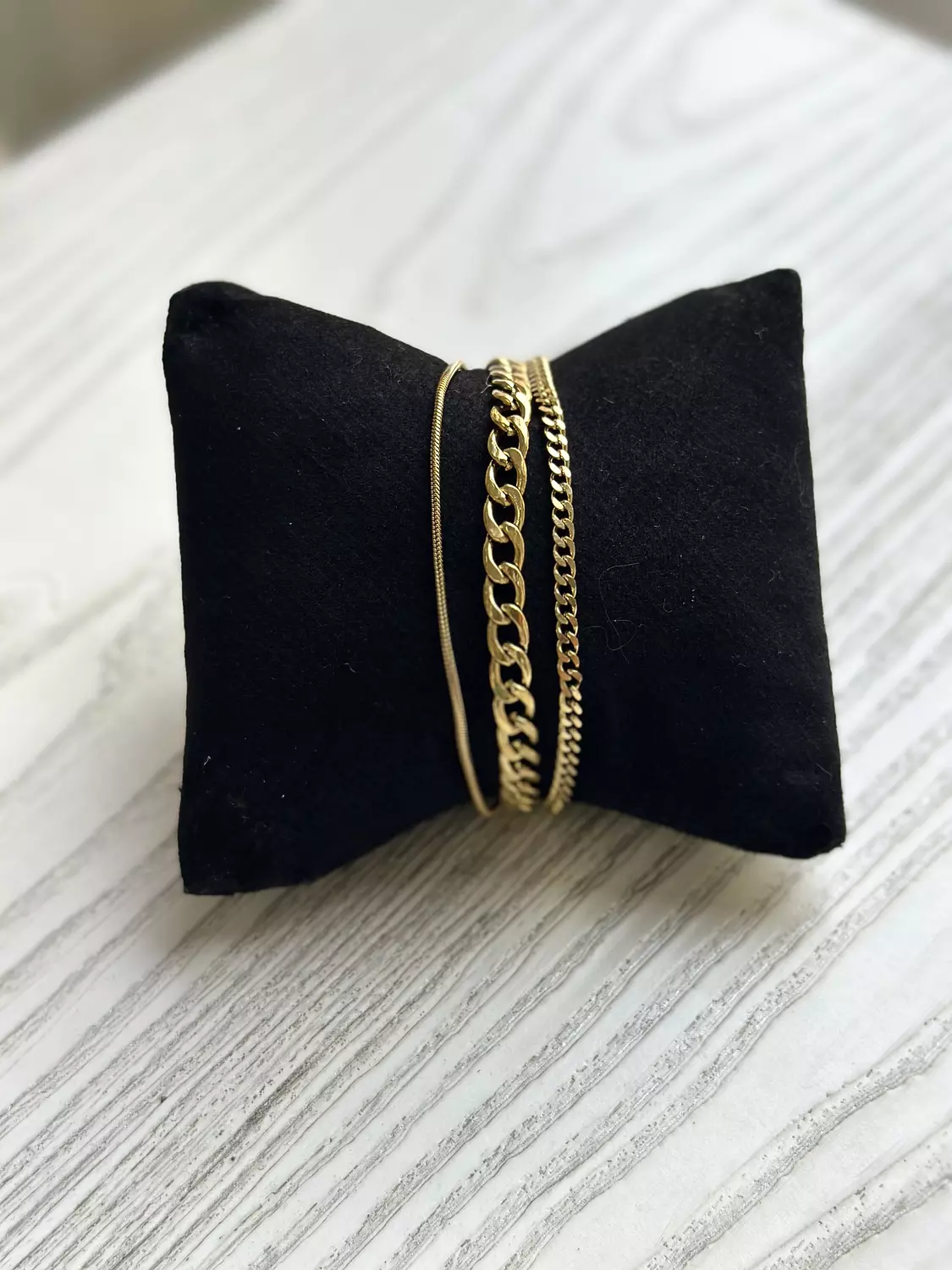 Link Gold Bracelets ( three connected bracelets) 2