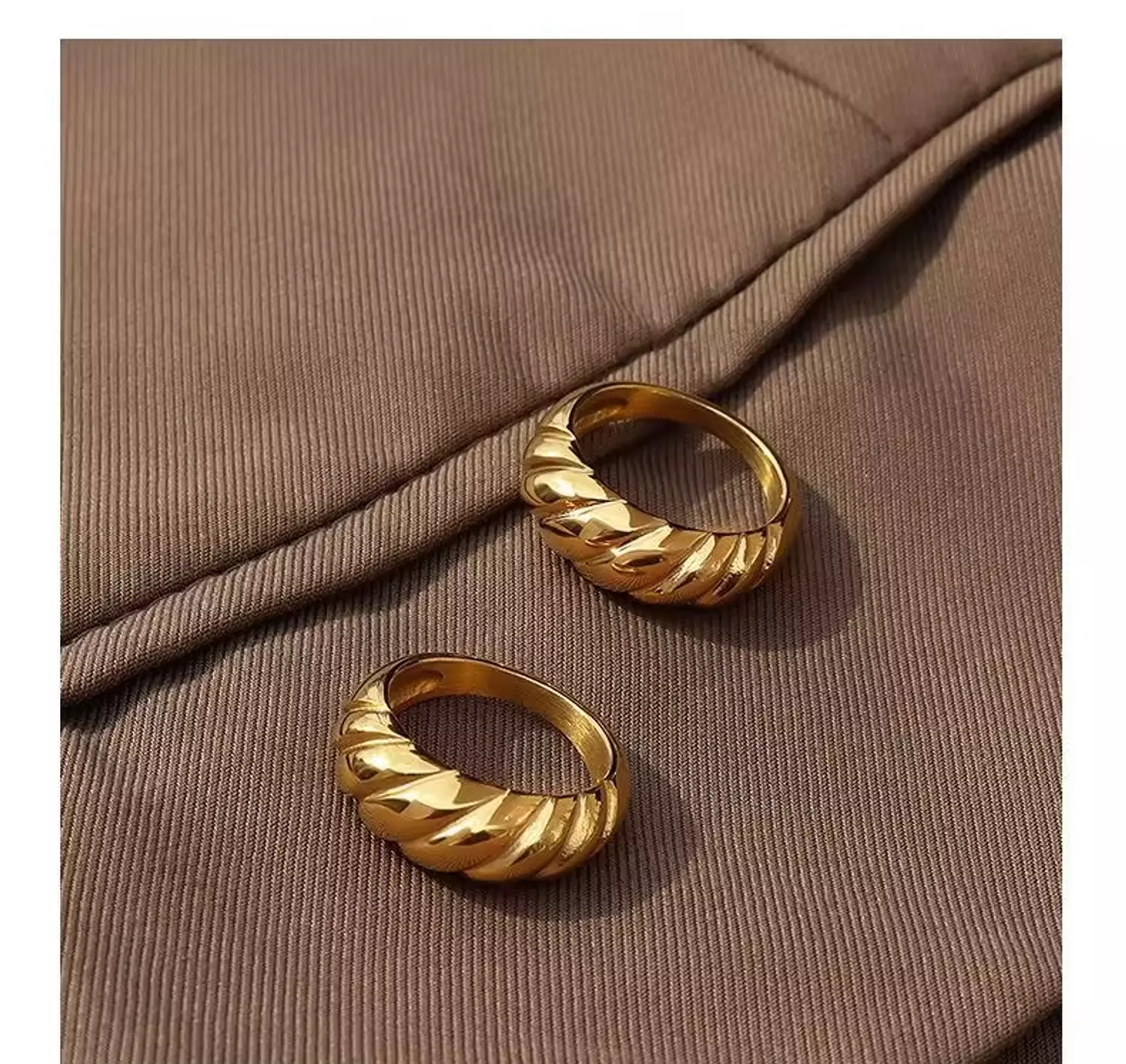 Glossy Twisted Ring  hover image