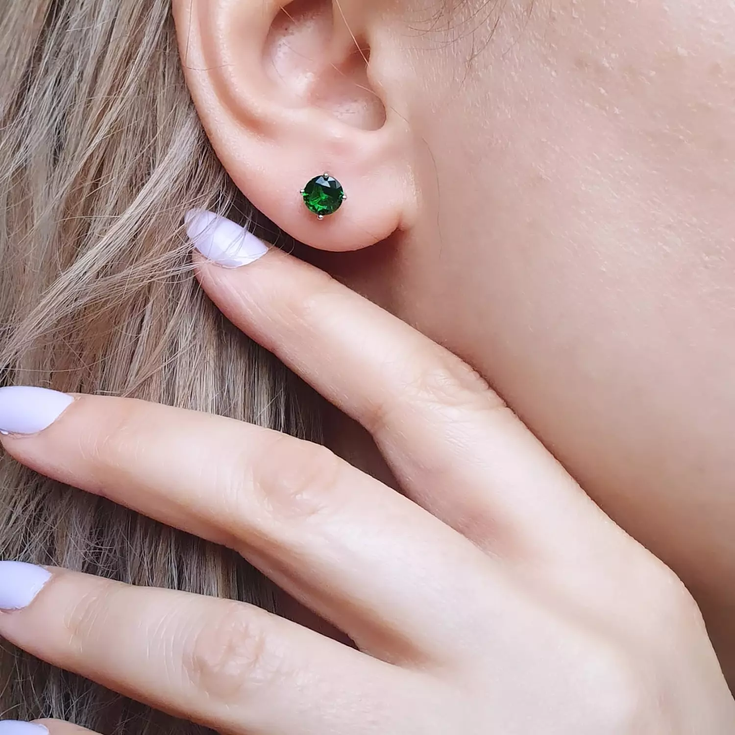 Small Zircon earrings image