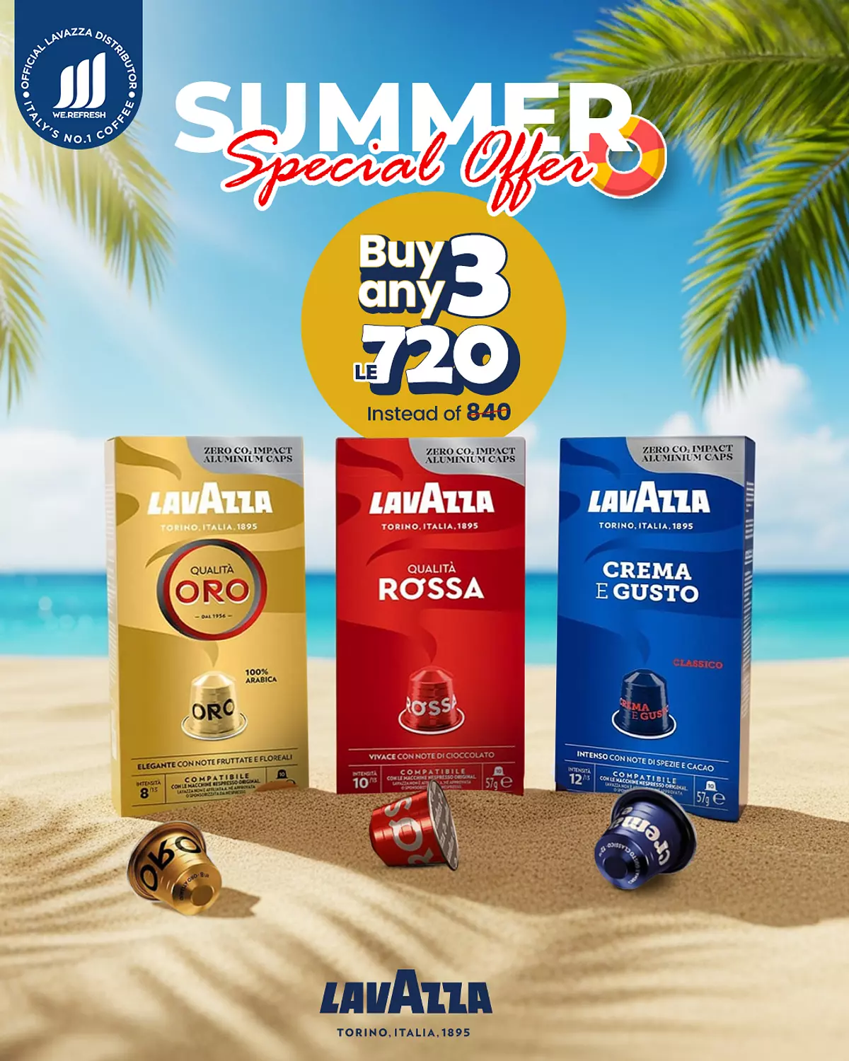 Summer Offer - Buy any 3 sleves of NCC FOR l.e 720