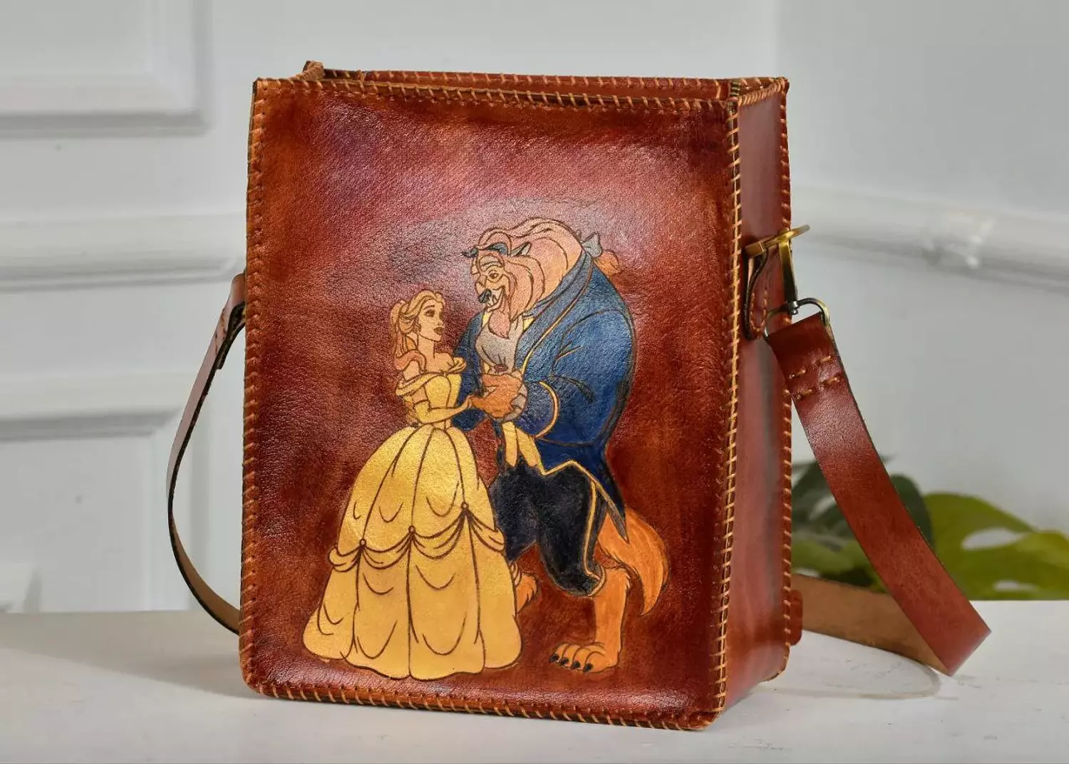 beauty and the beast handbag image