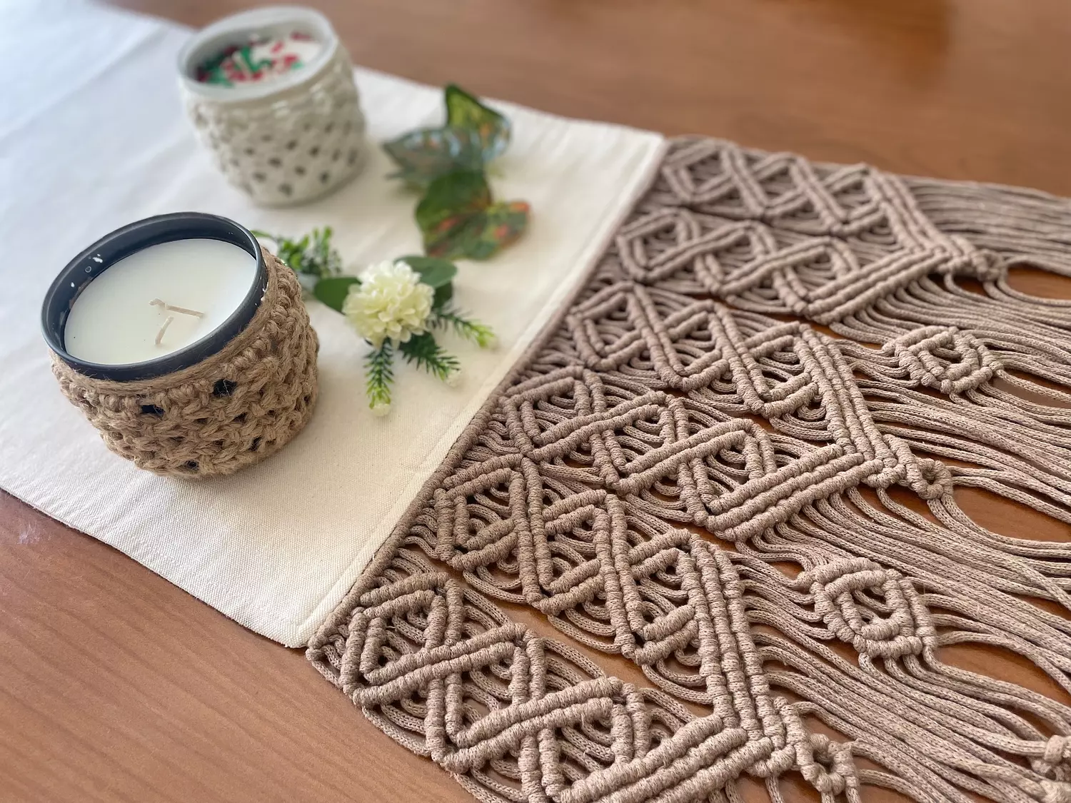 Cotton Macrame Granada Runner  3