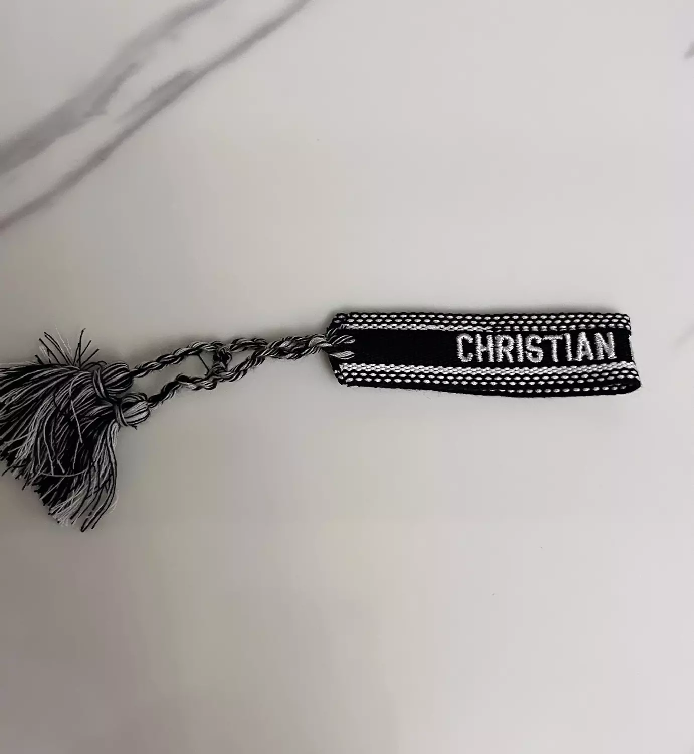 Black Christian Dior Friendship Bracelet