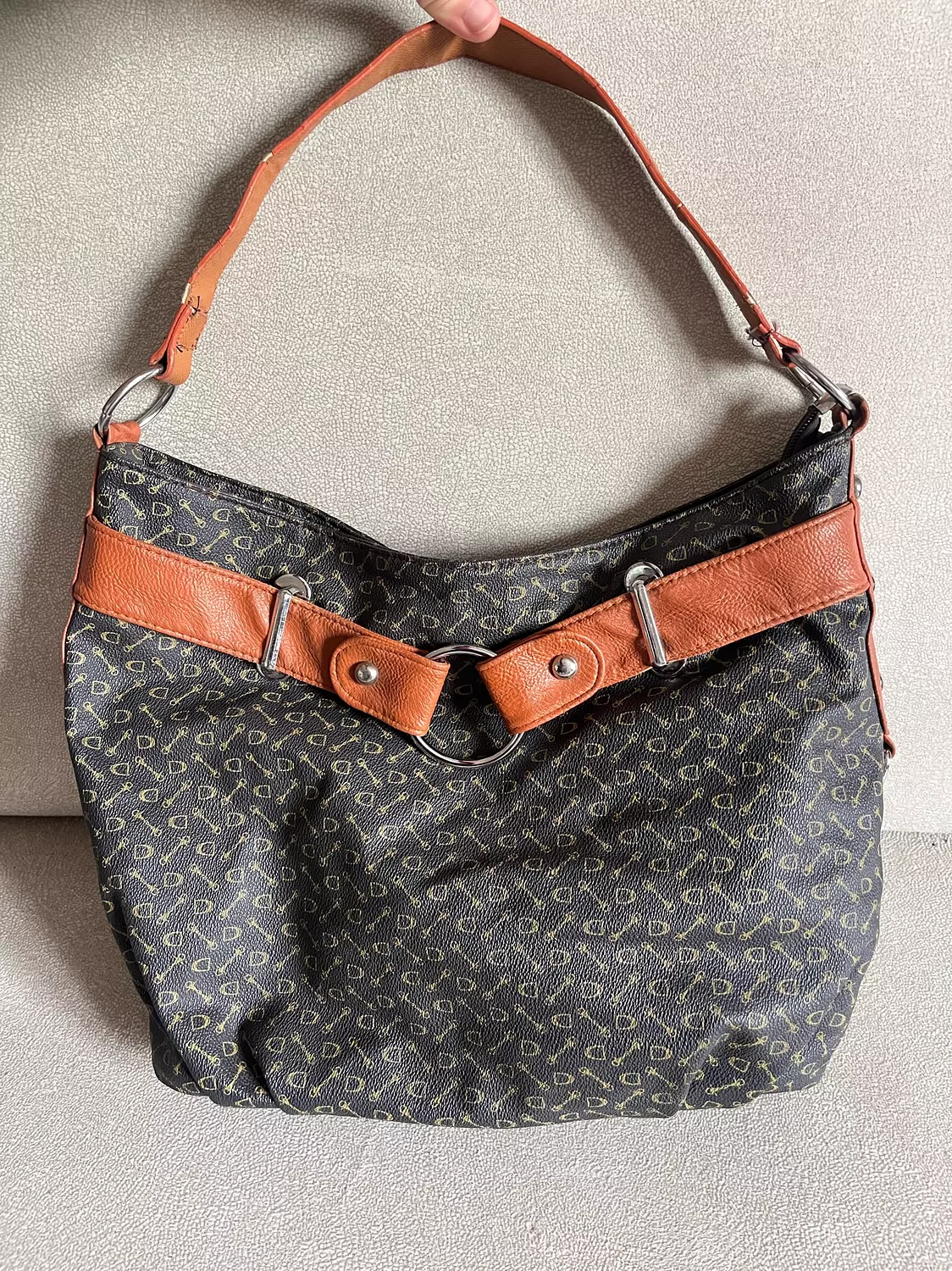 Vintage monogram shoulder bag image