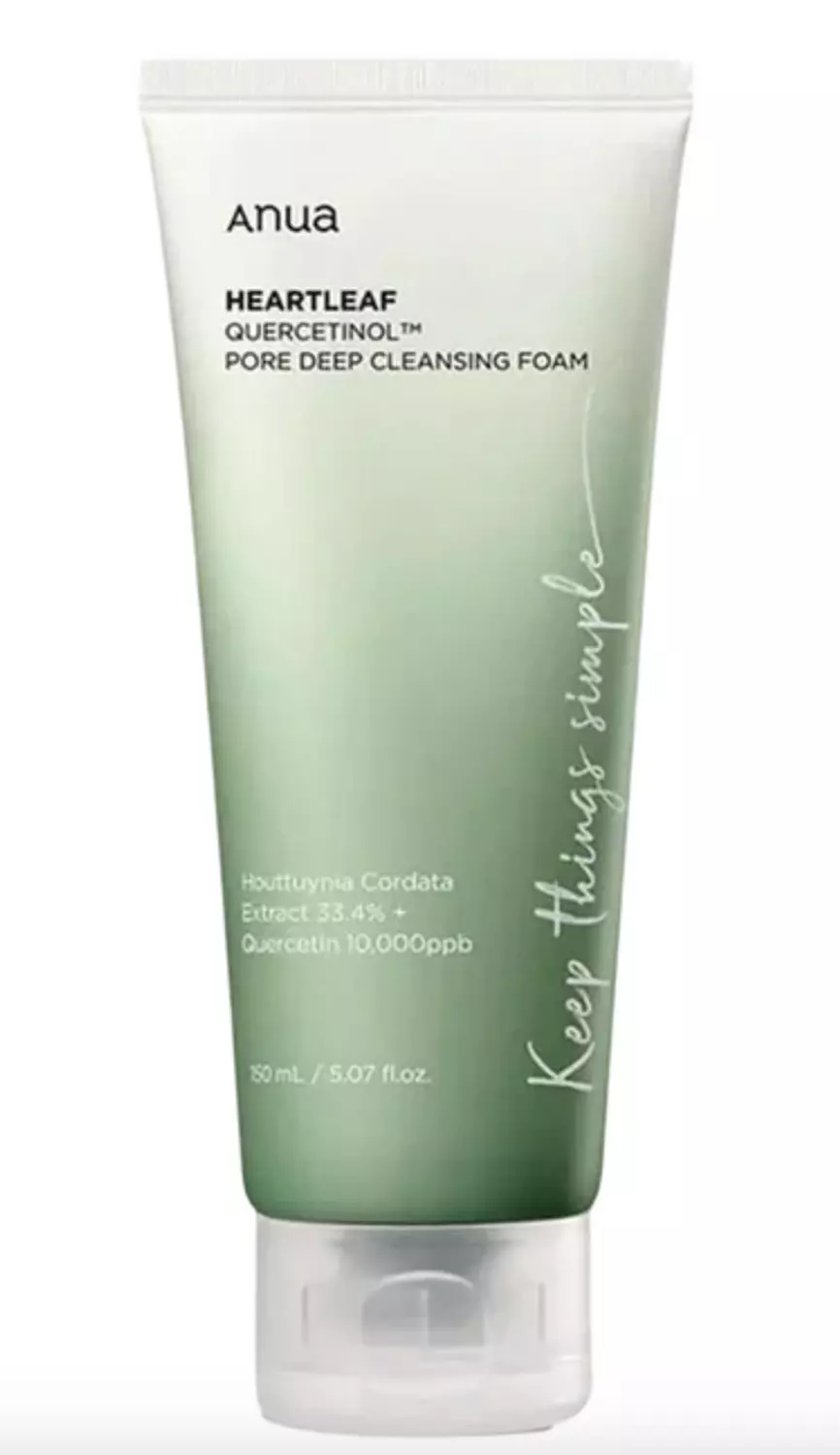 anua heartleaf pore deep cleansing foam 150ml image