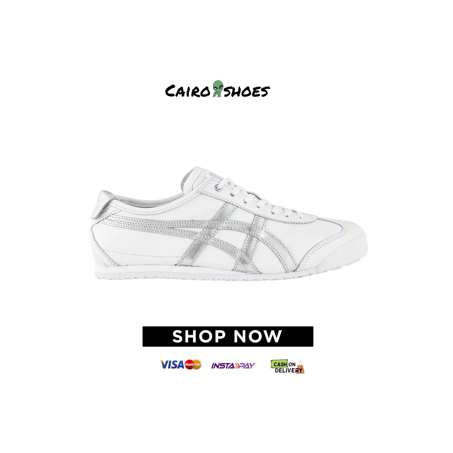 Onitsuka Tiger Mexicoo 66  - White Silver  image