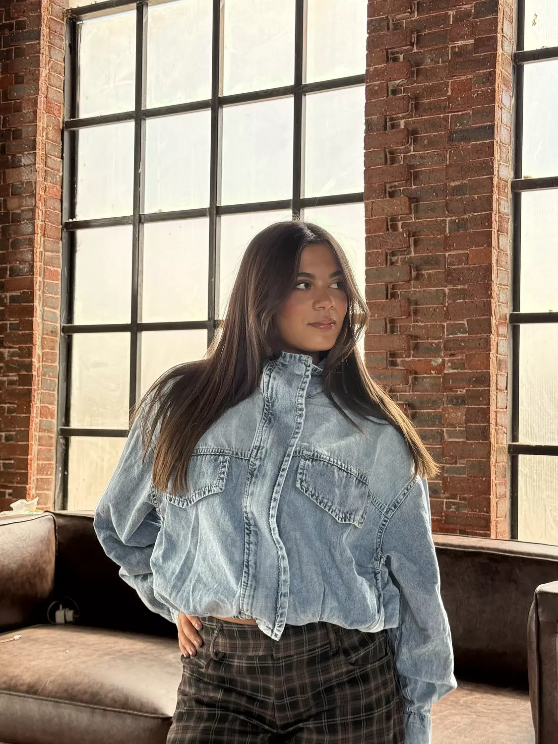Apex High-Neck Denim 1