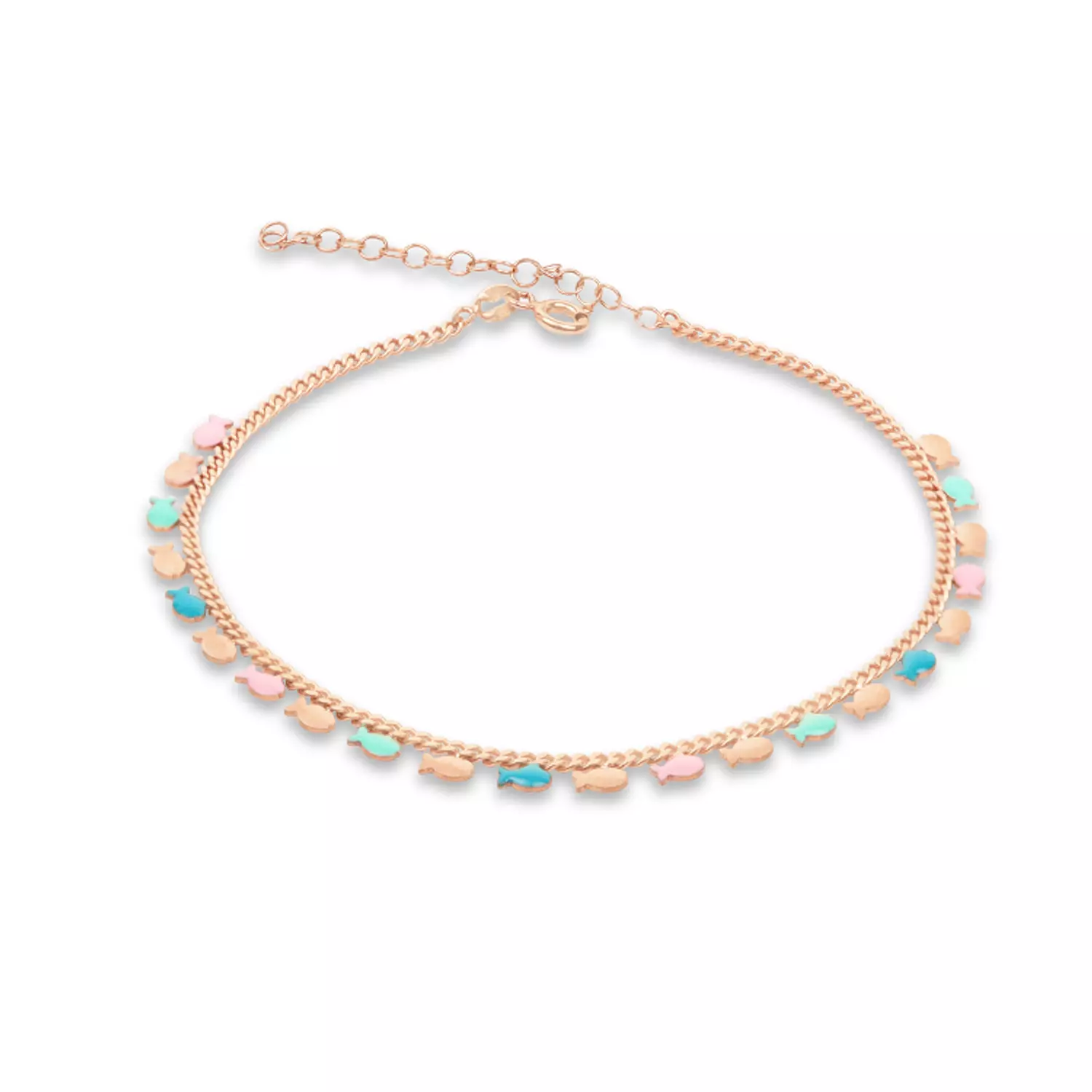 Silver anklet