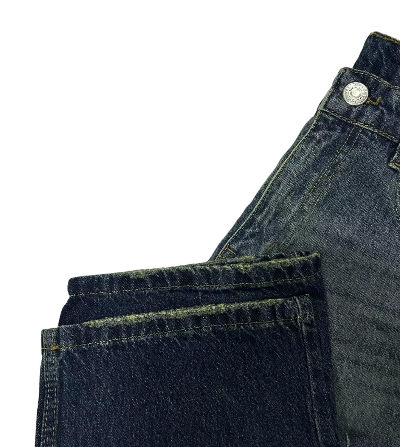 Contrast Wash Denim Jeans 1