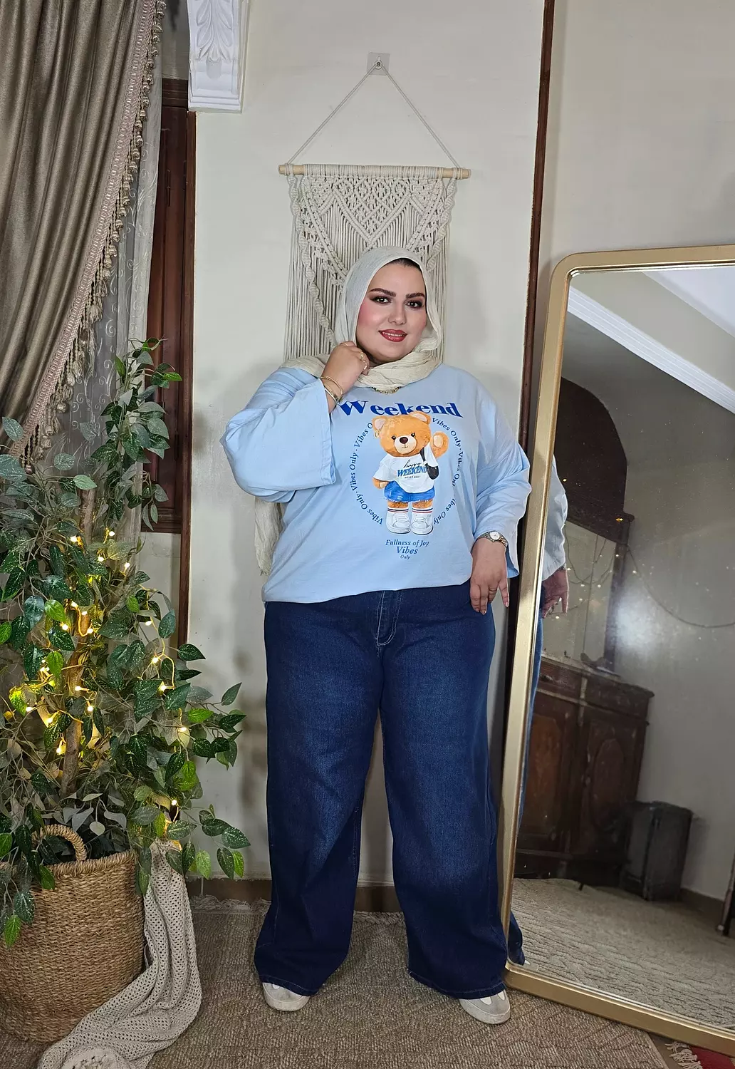 dream denim pants (dark shade) 2