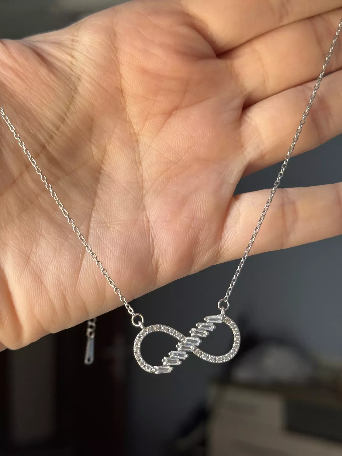 Stainless Steel Silver Necklace ( Stock ) 2
