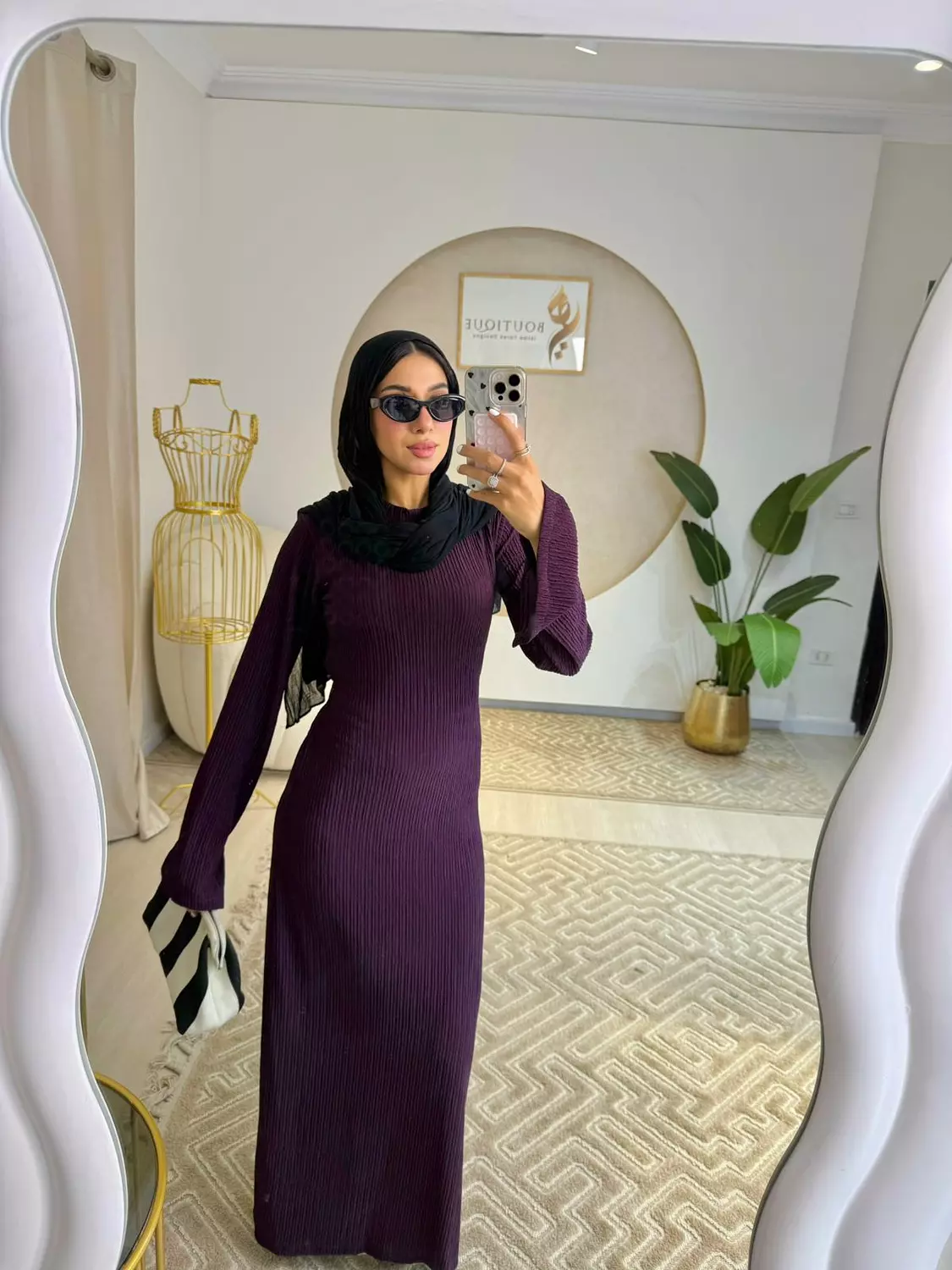 Basic Dress Mauve image
