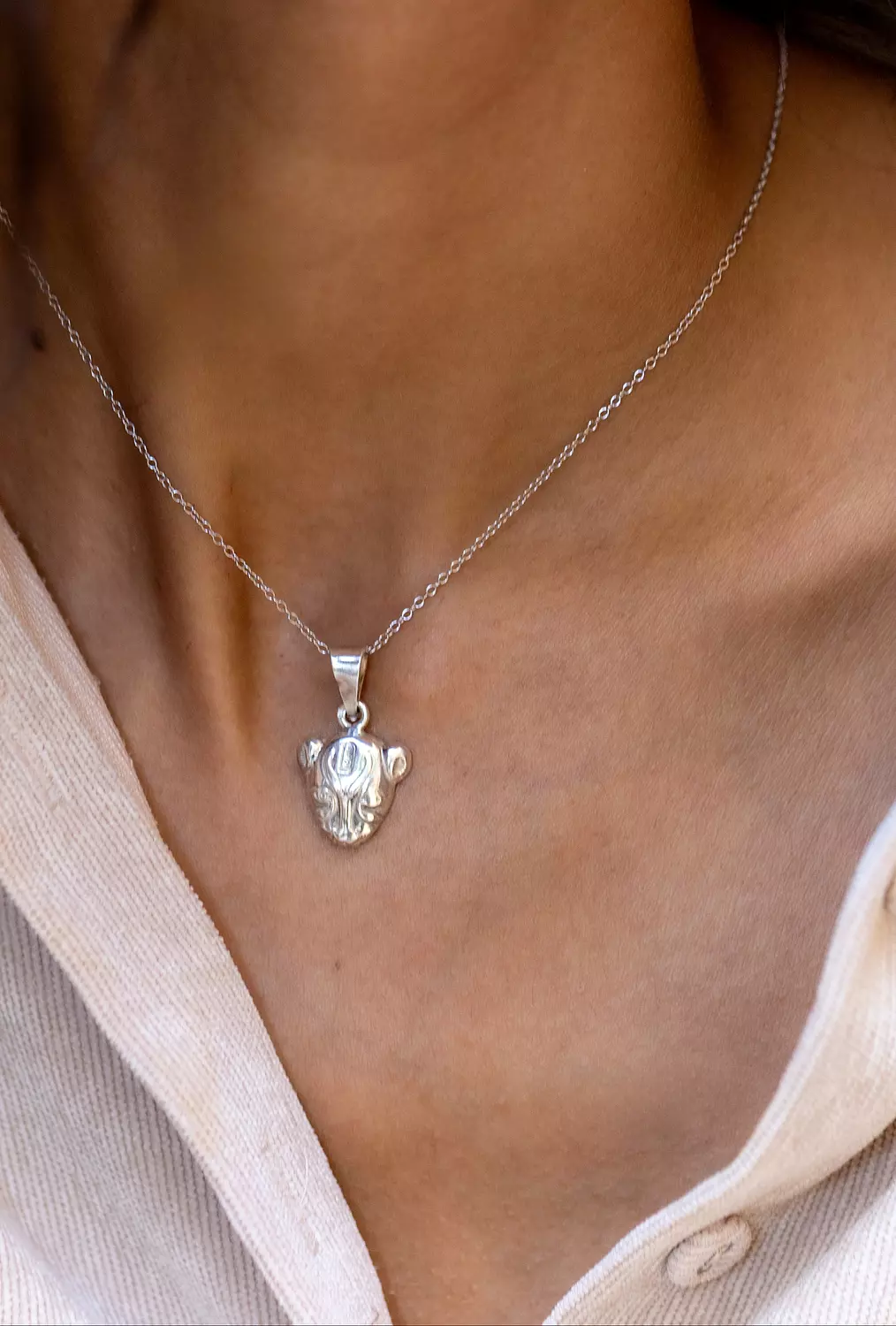 Minimal Bastet Necklace hover image