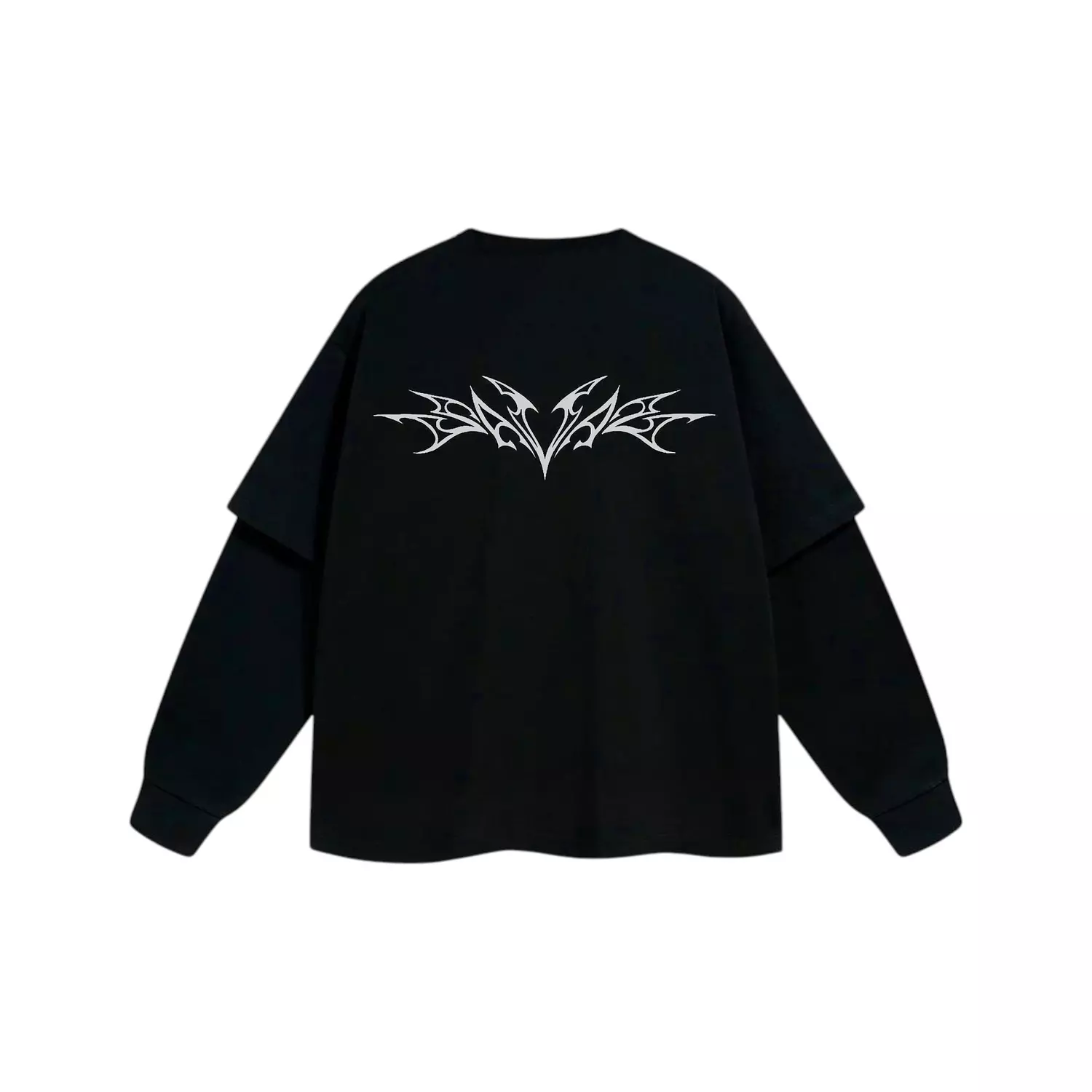 S3 Double-Sleeve Autumn Shadows T-Shirt  2