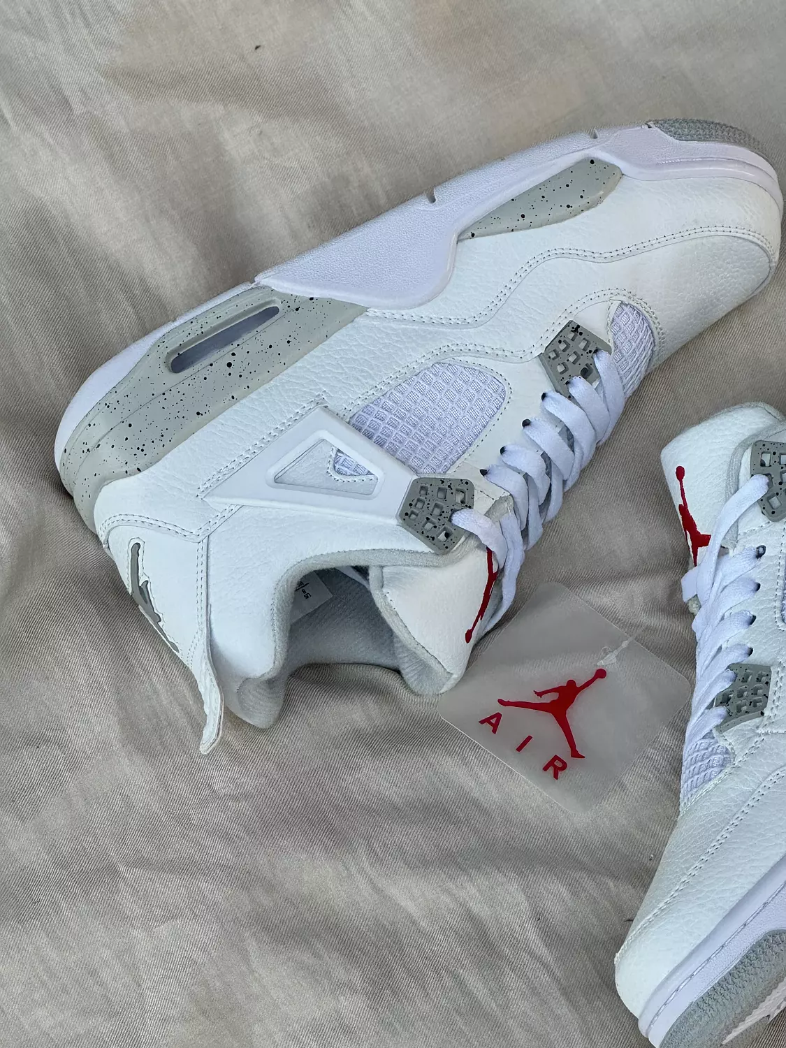 Nike Air Jordan 4 Retro white oreo 4