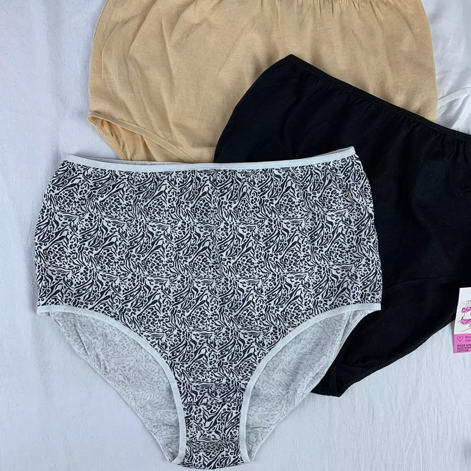 4  pieces cotton panty set from primark hover image