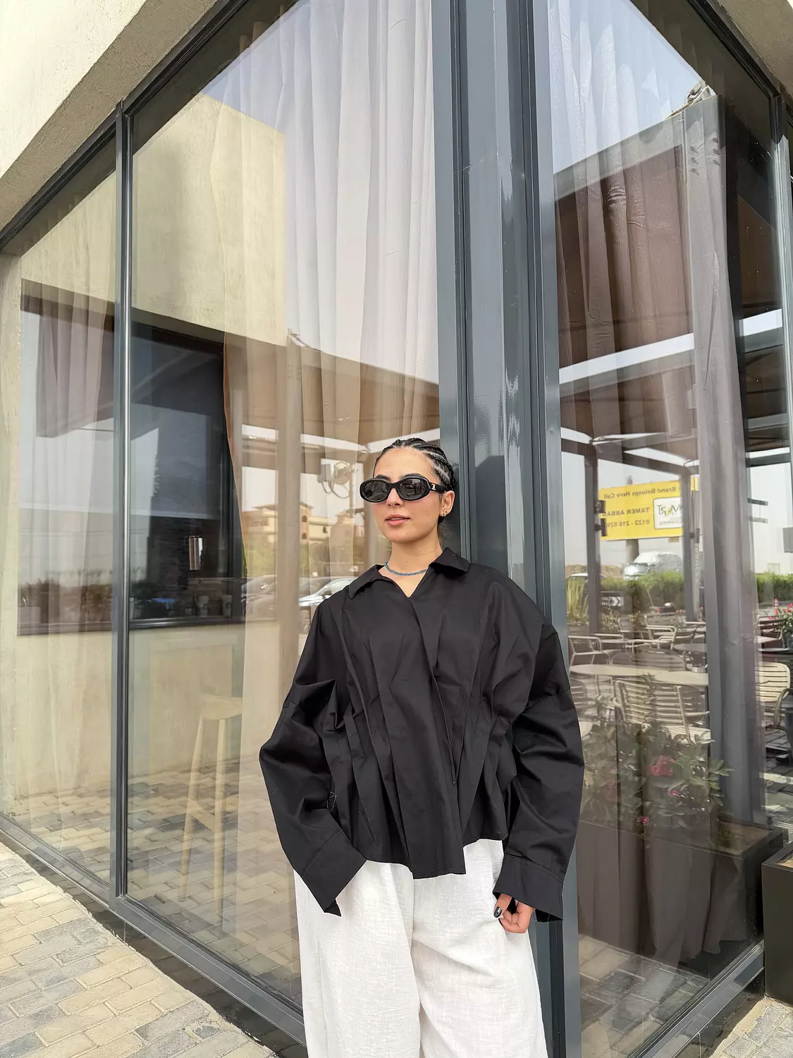 Drape blouse  image