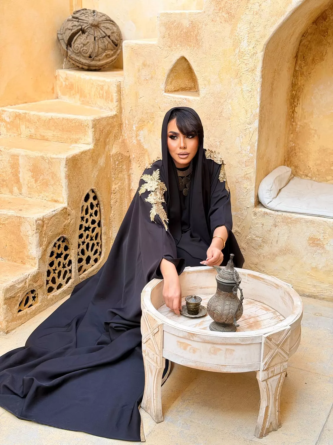 The Najma Bisht In royal Black 5