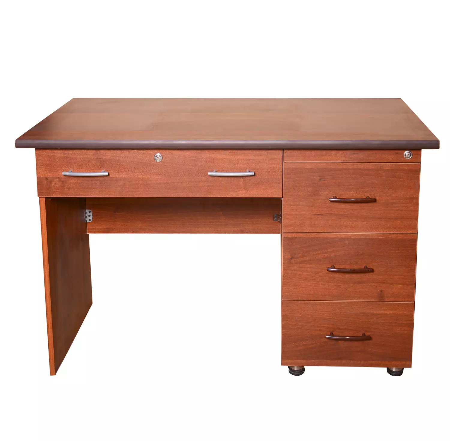 Desk 120 cm brown 201 4 drawers 2