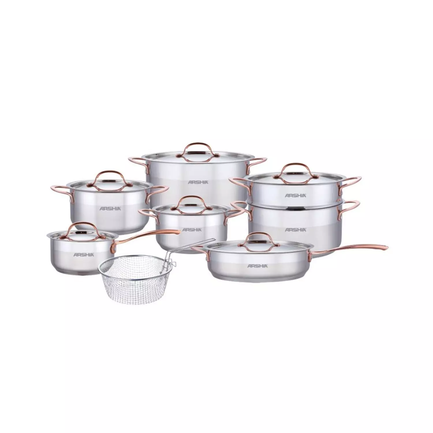 Steel set 21 pieces from Arshia image