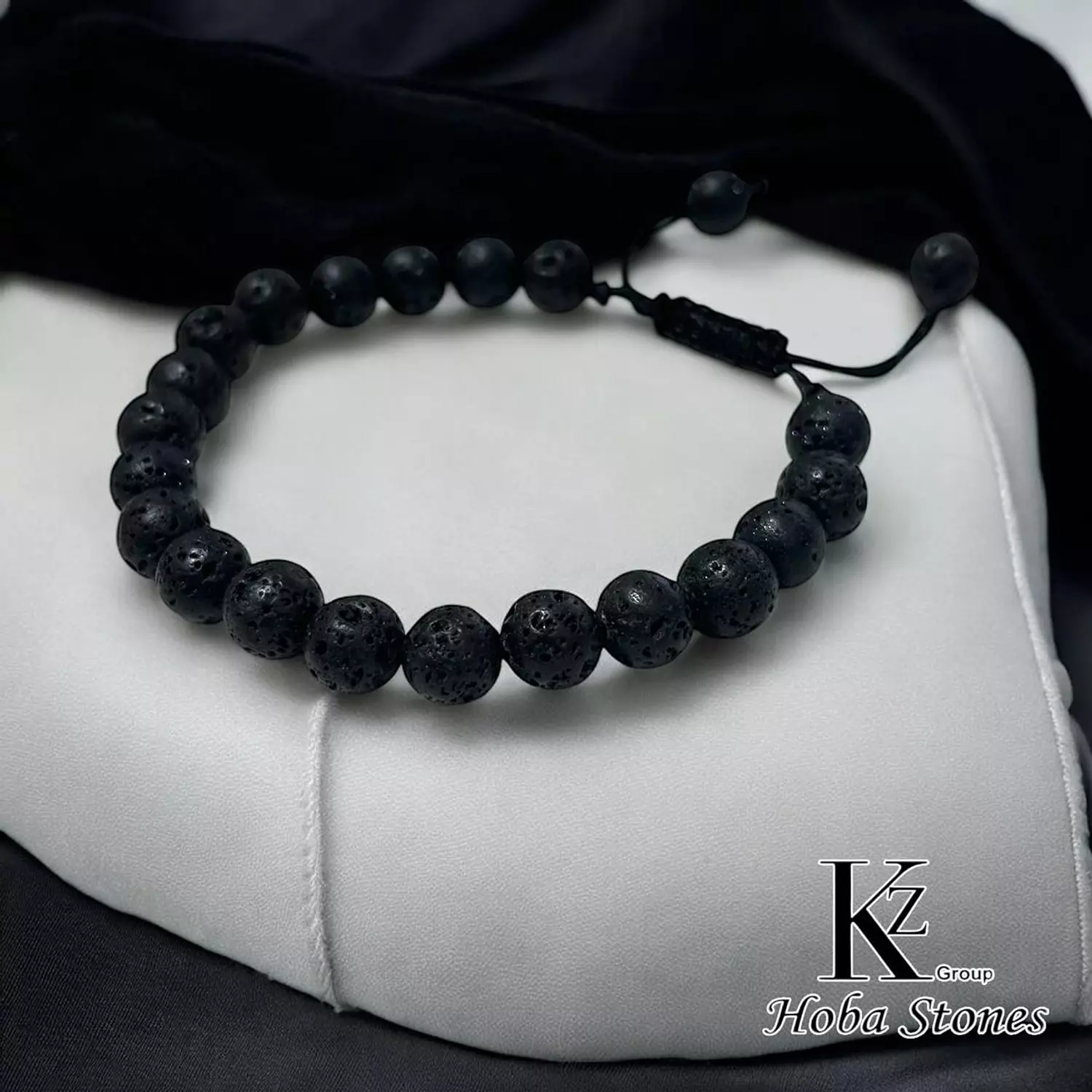 Bracelet Lava stones image