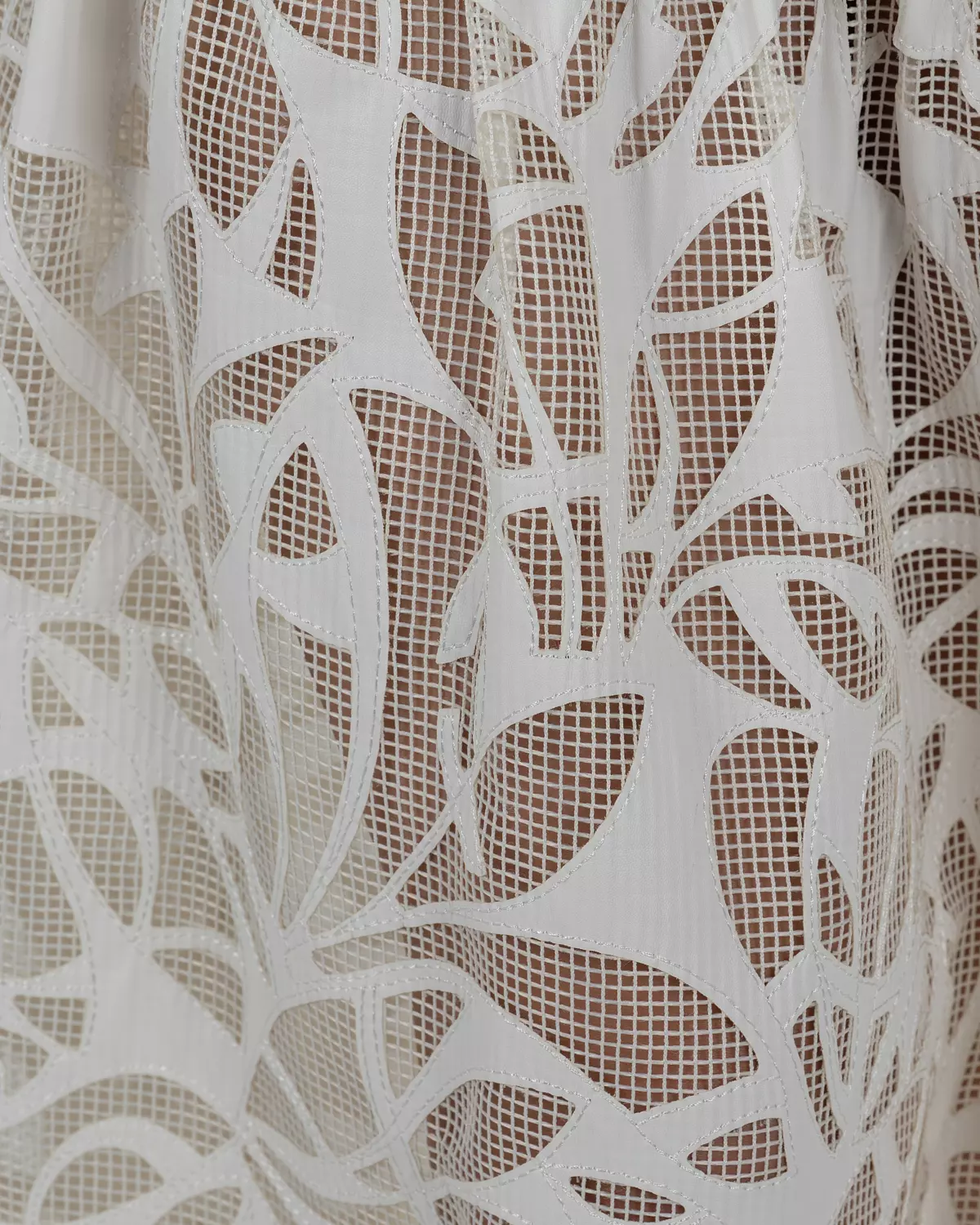 Refined White Brocade Maxi Dress 4