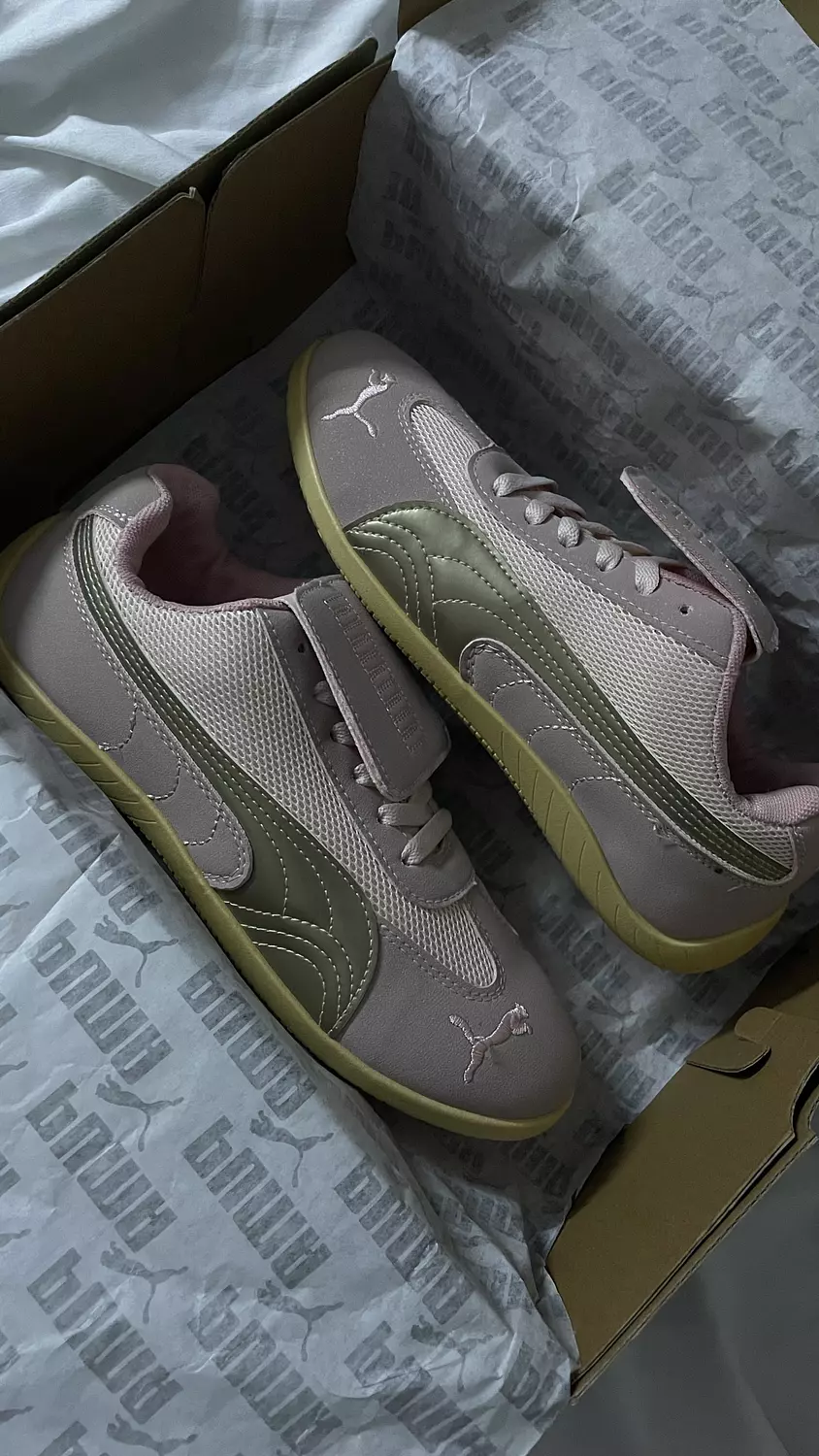Puma SpeedCat Pink&Gold image