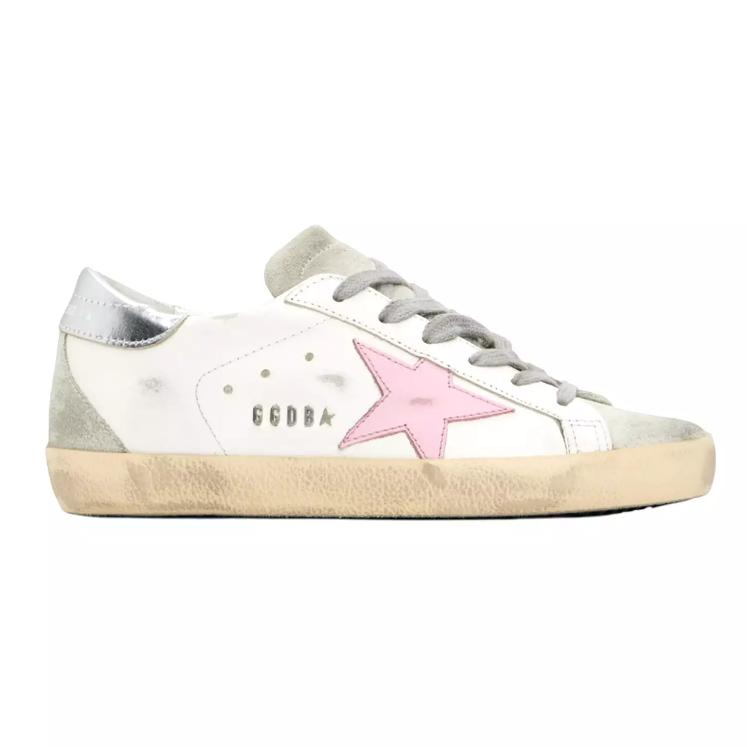 Golden Goose White & Pink Super-Star image