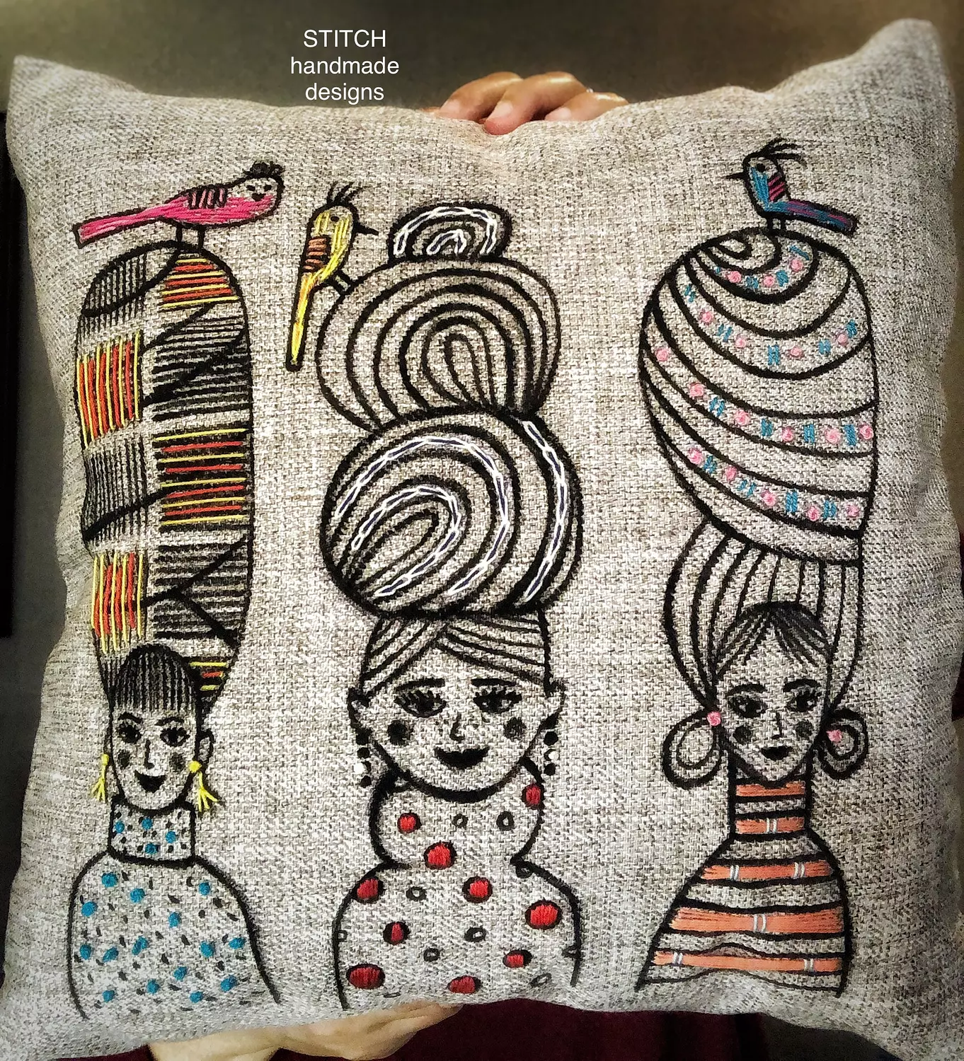 My girls cushions.  hover image