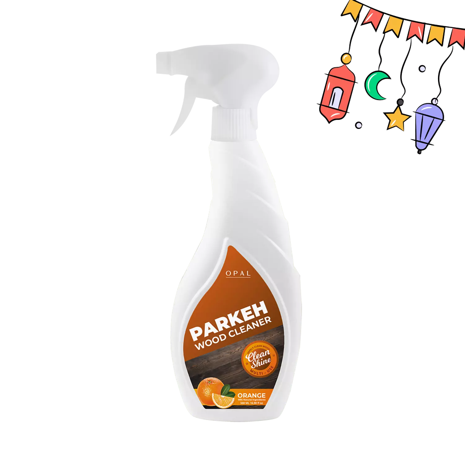 Orange wood cleaner  hover image
