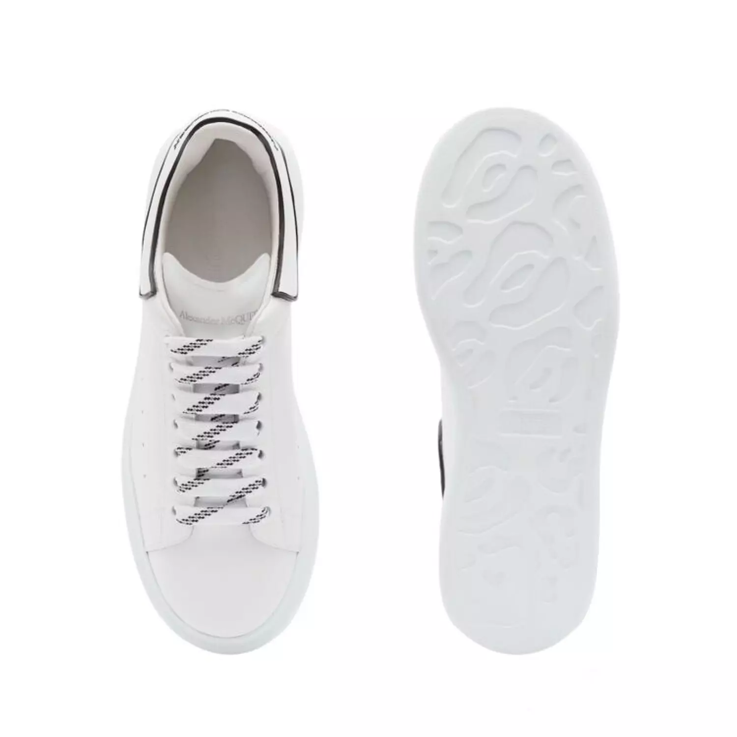 Alexander McQueen Oversized Sneaker 'New Tech Calf - White Black' 2020 3