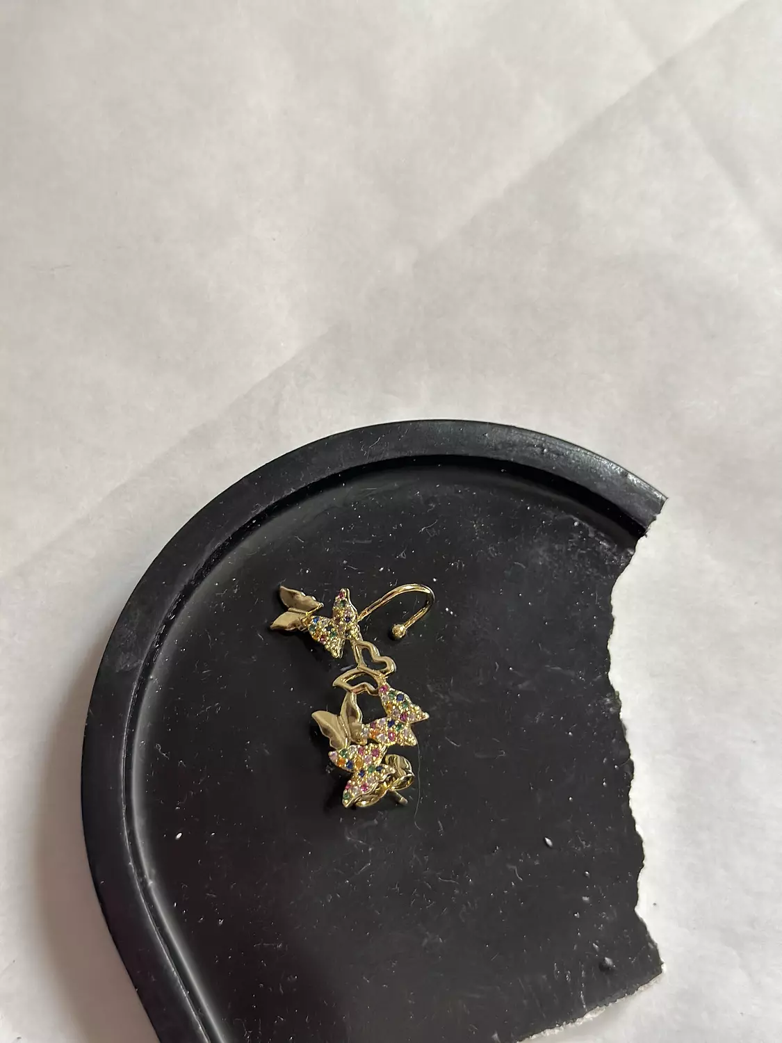 Butterfly fake piercing  4