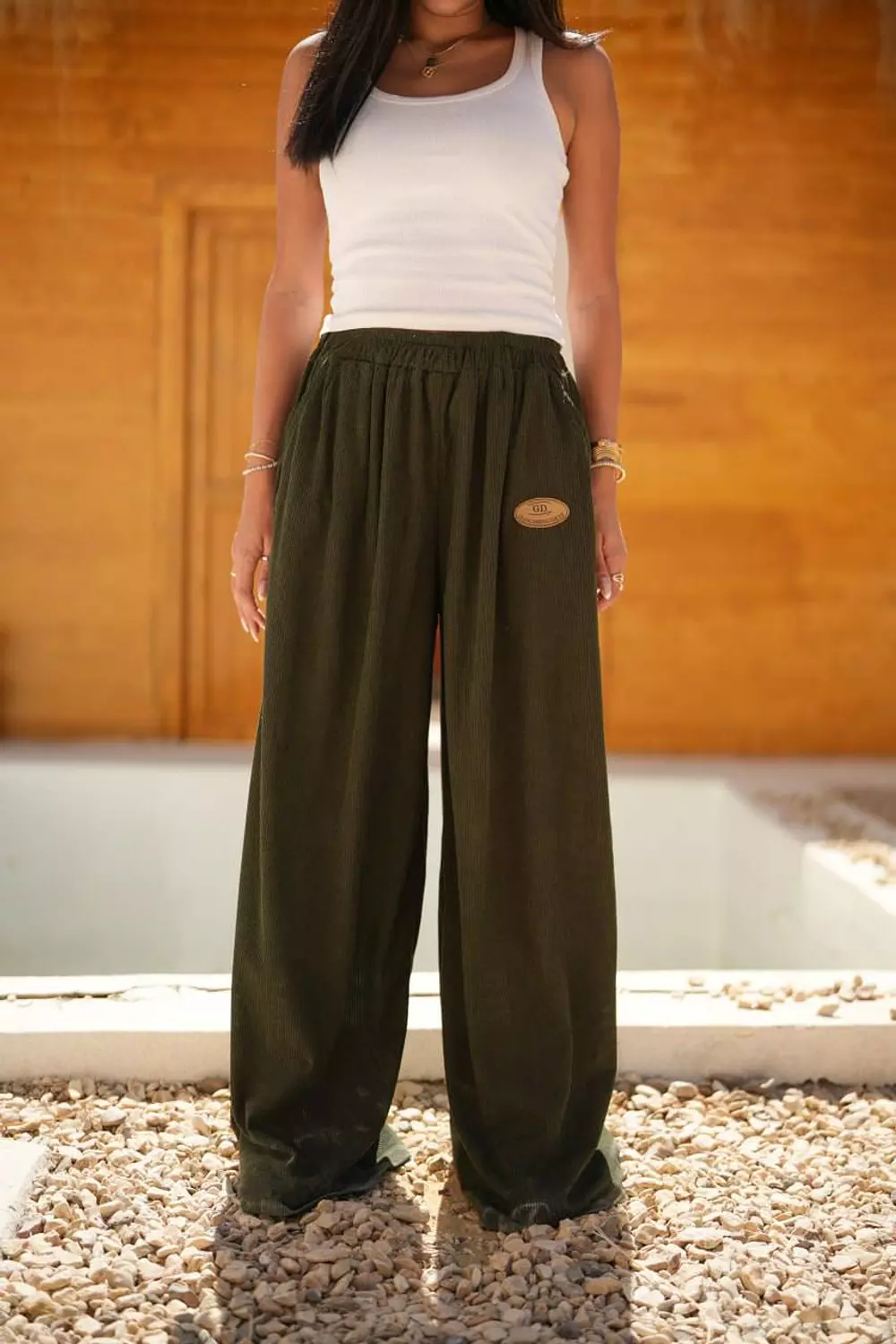 Ribbed velvet pants 9