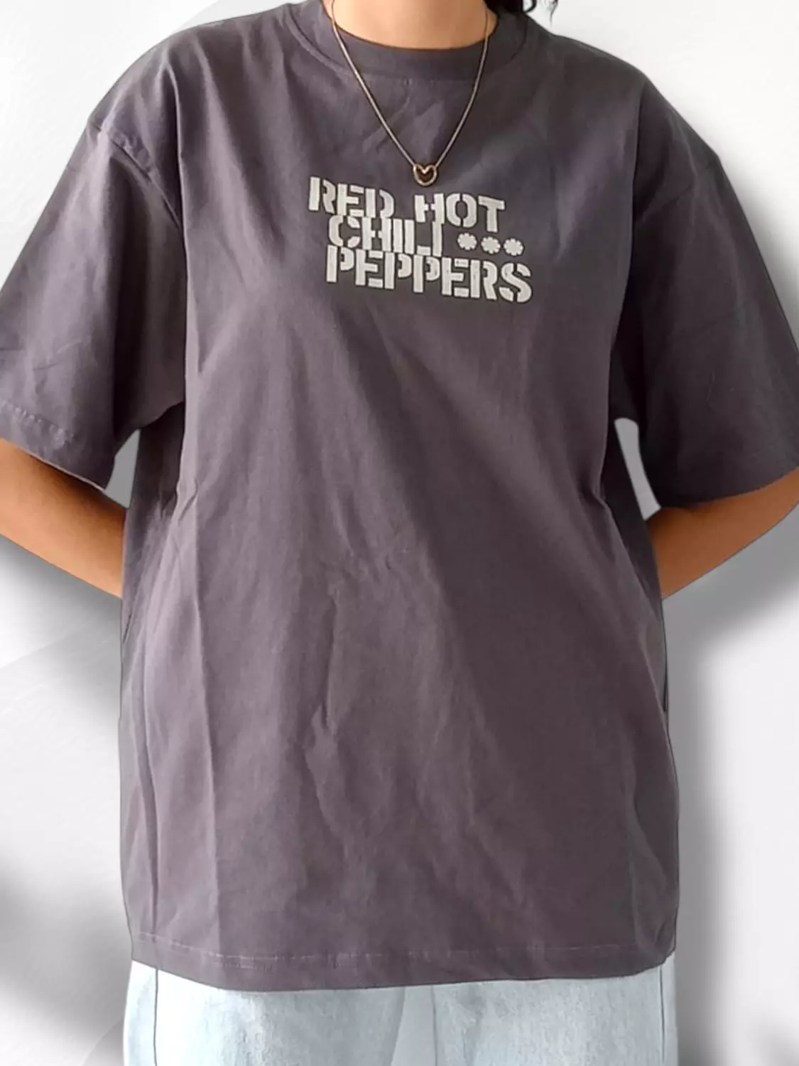 Pull & Bear oversize T-shirt - Red Hot 1