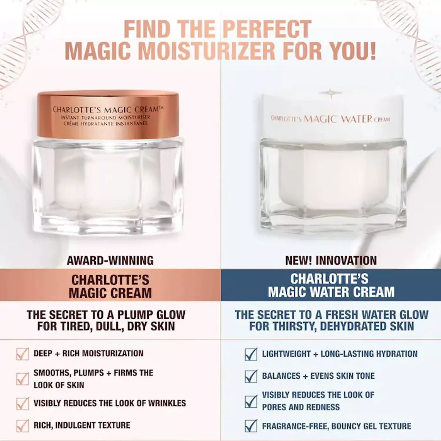 Charlotte Tilbury Magic Cream Moisturizer with Hyaluronic Acid 5