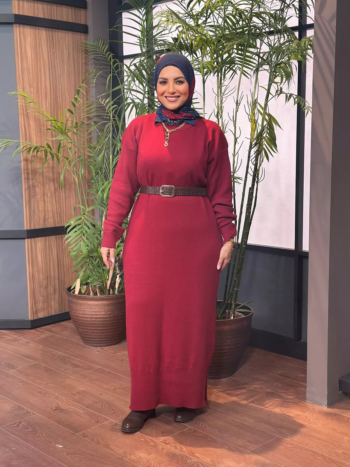 Knitted Oversized Dress  2