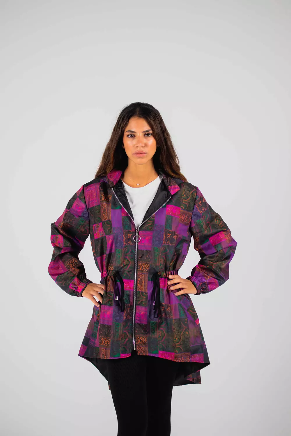 Purple Petal WeatherProof Coat