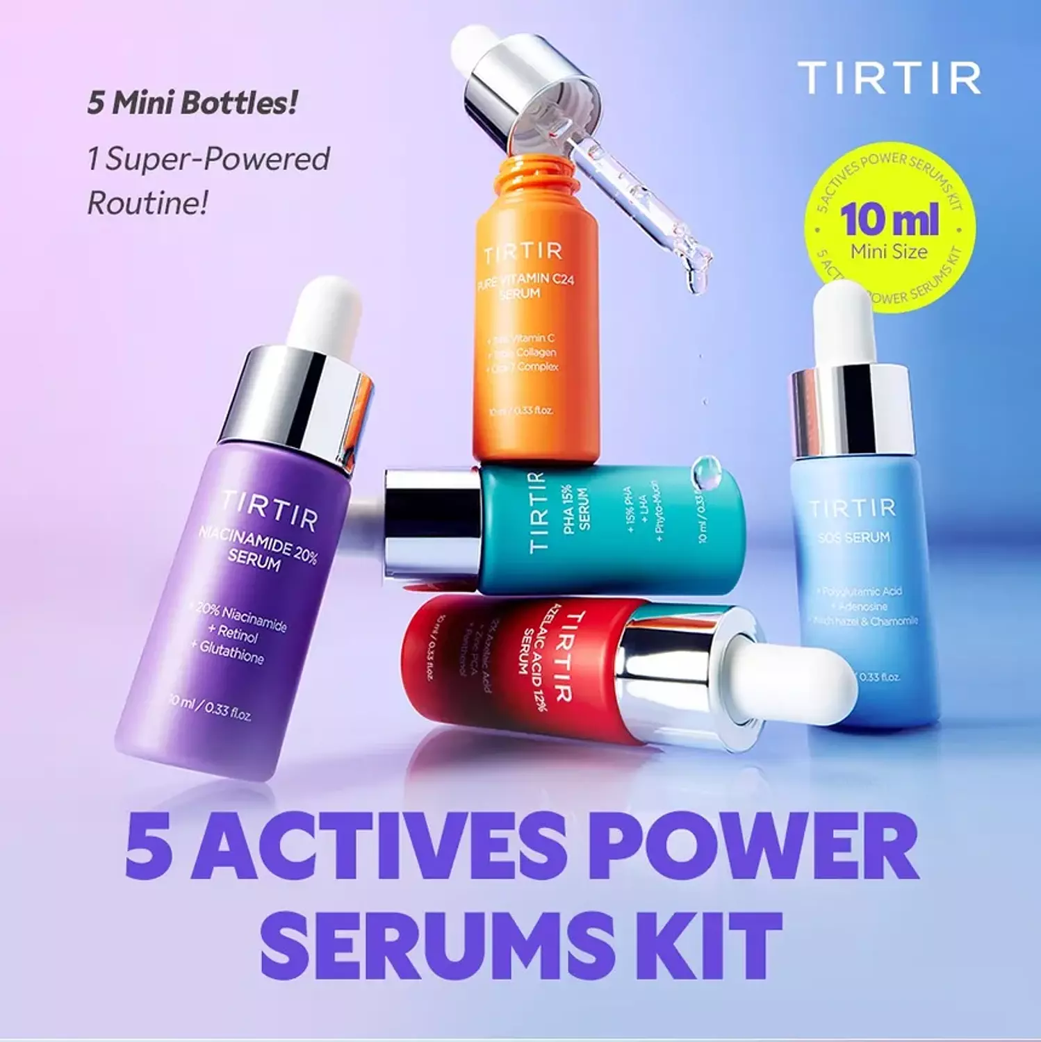 TIRTIR - 5 Actives Power Serums Kit 1
