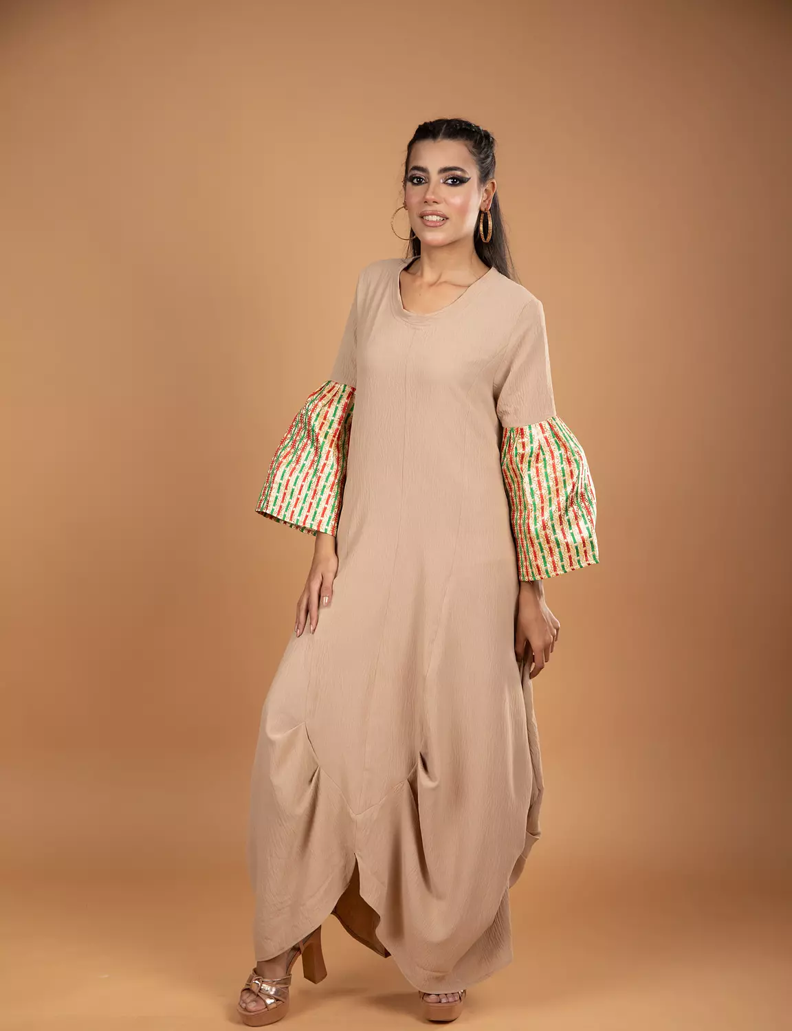 Golden Sleeves Dress image