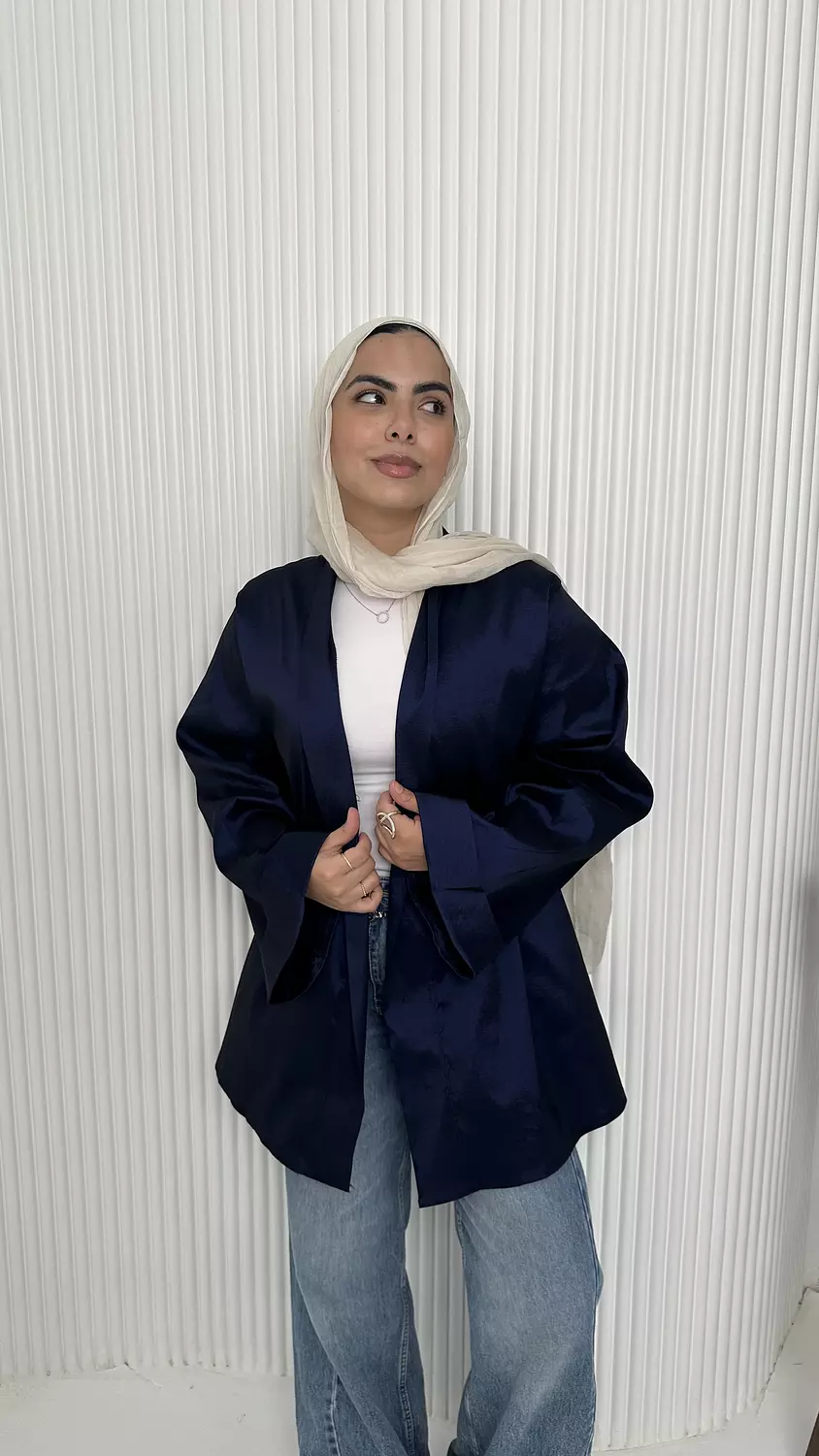 Mirelle Cardigan In Navy Blue  4