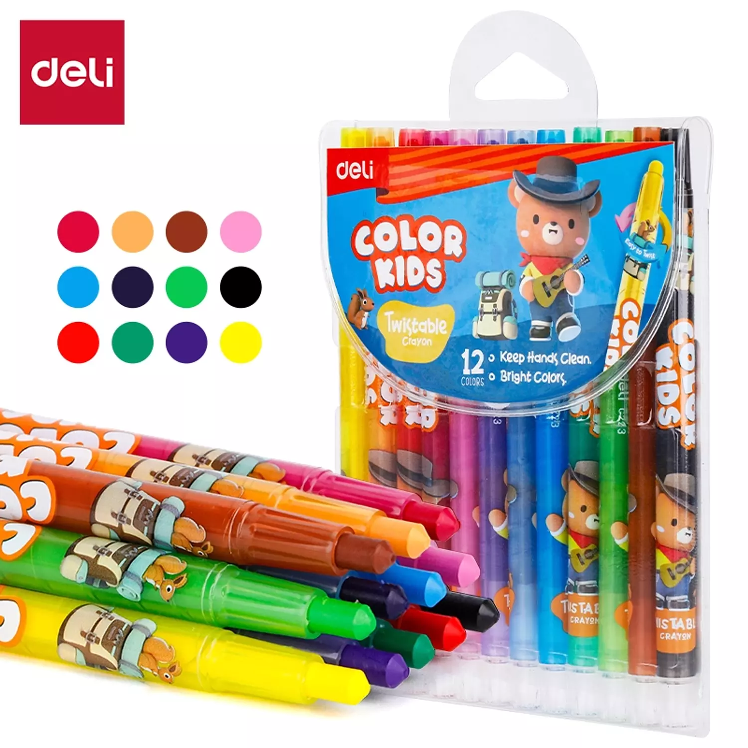 Deli Color kid markers set طقم الوان ماركر  image