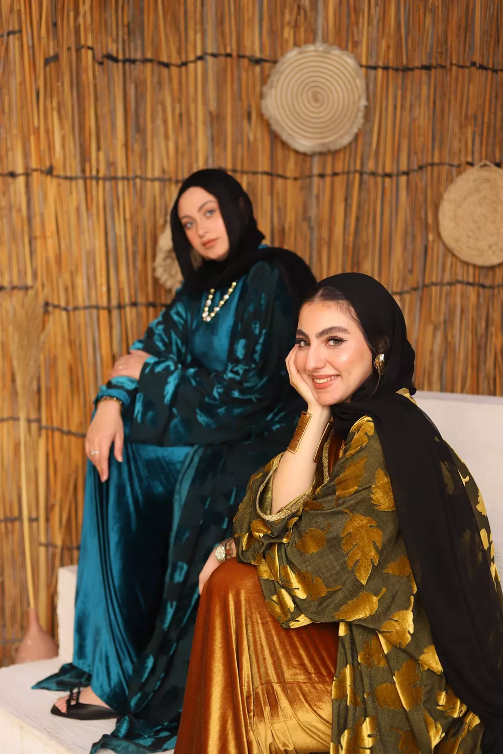 Velvet Leaves Kaftan  10