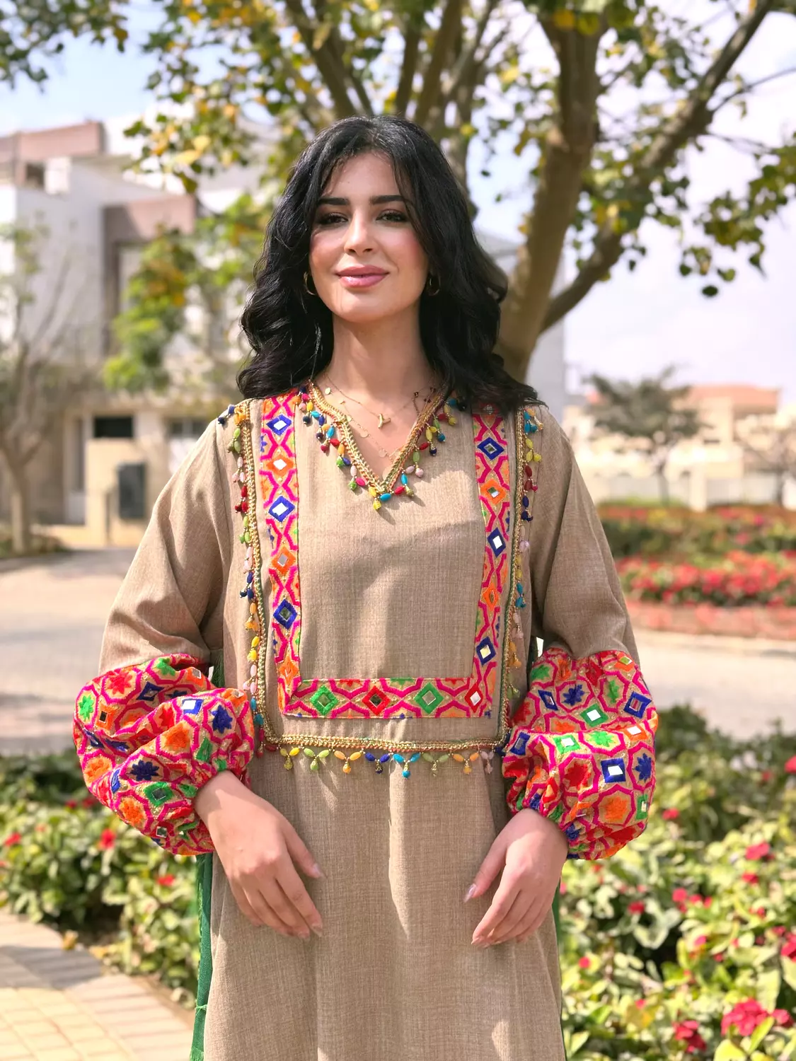 Embroidery kaftan 1 2