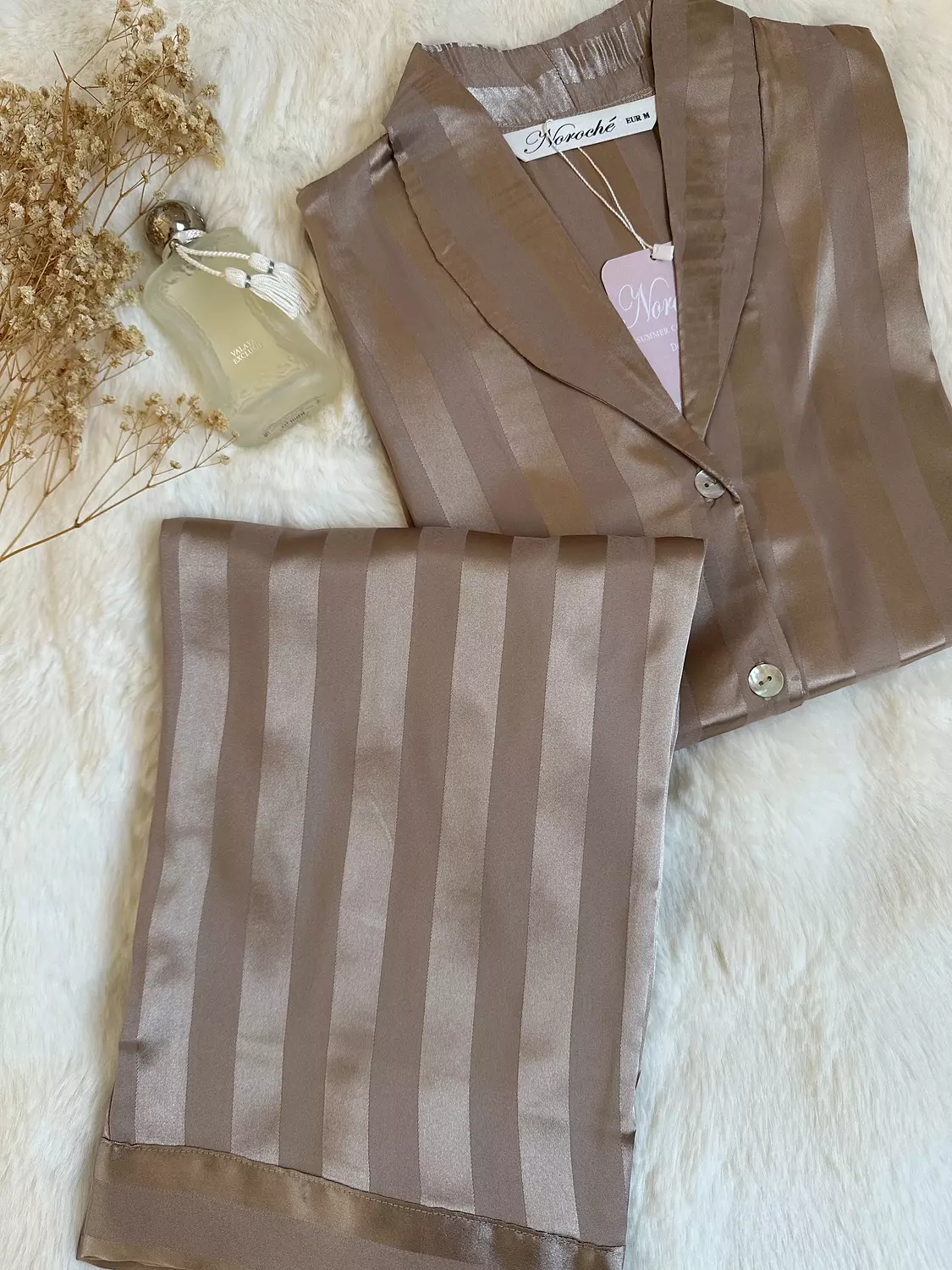 Nude striped jacquard pjs 3