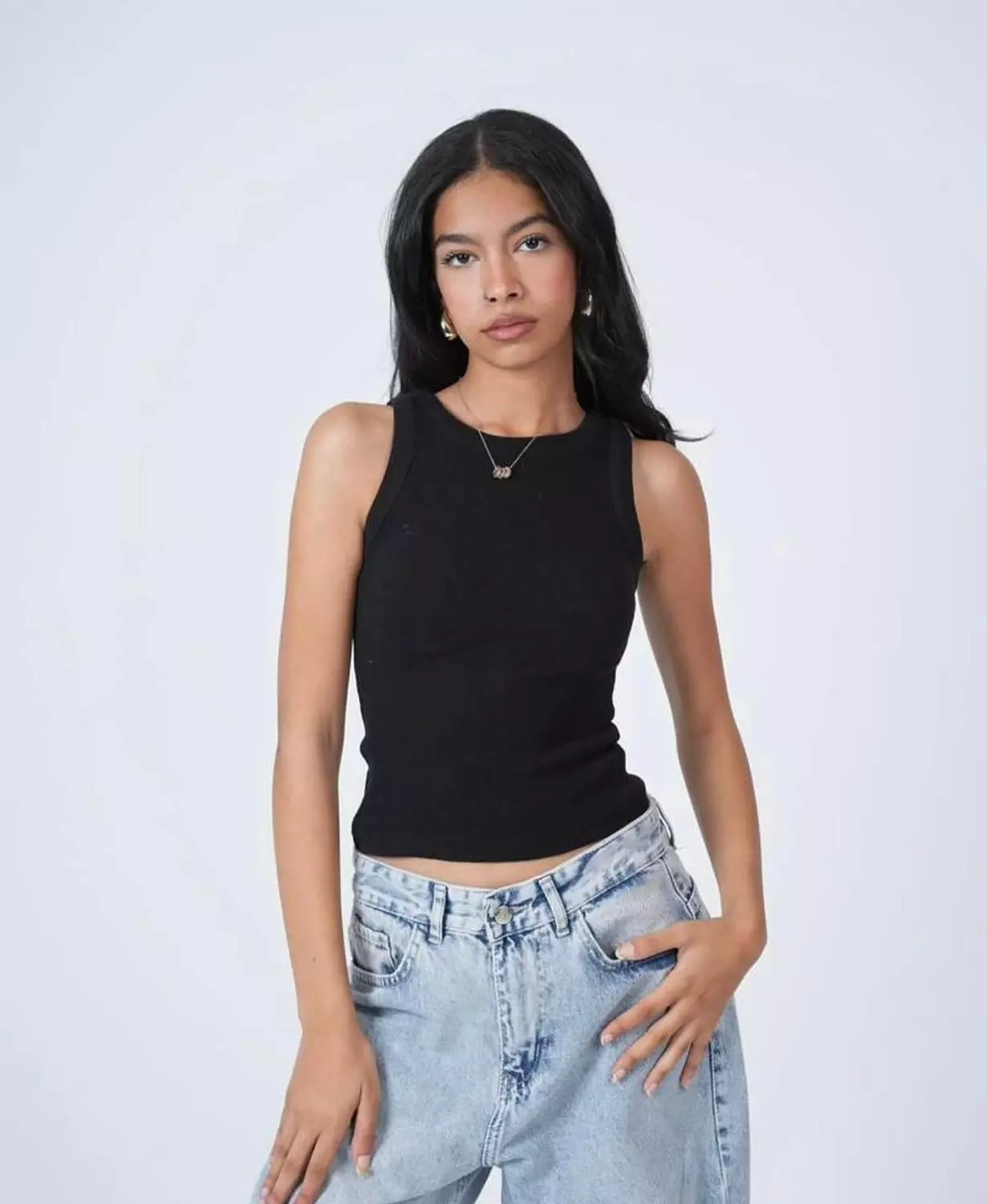 Basic Full Length Tank Tops 1